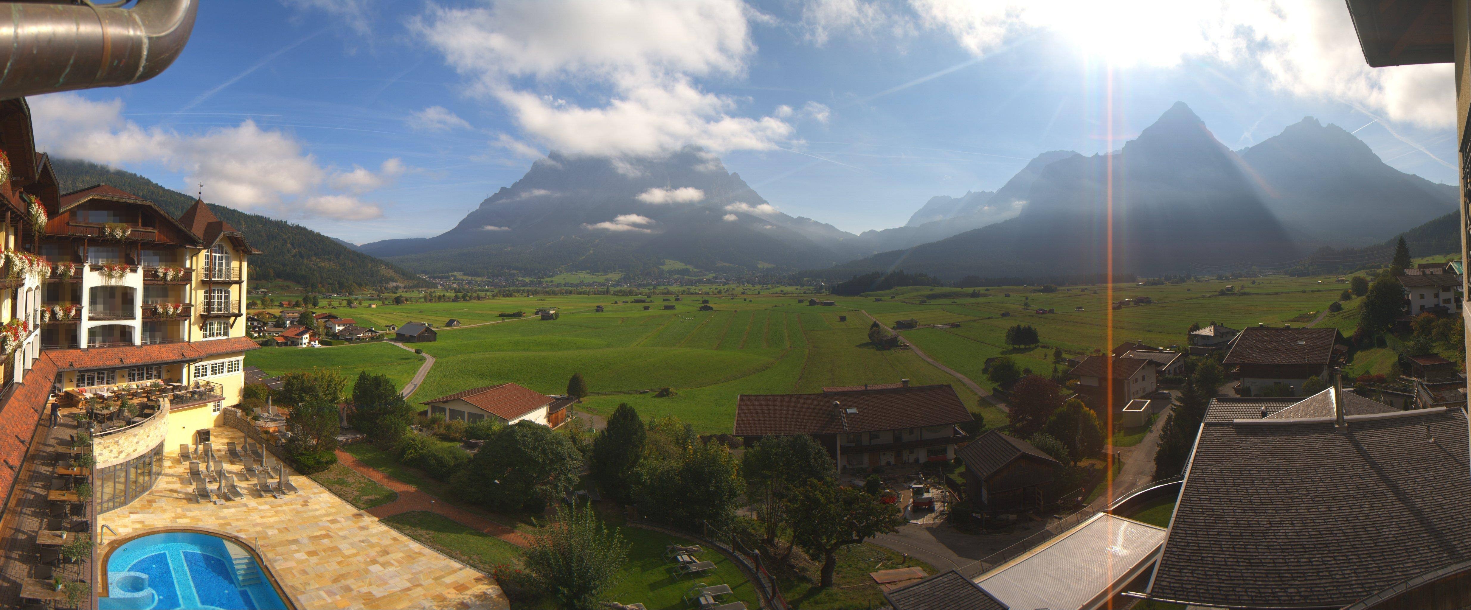 Archiv Foto Webcam Panoramablick Zugspitze