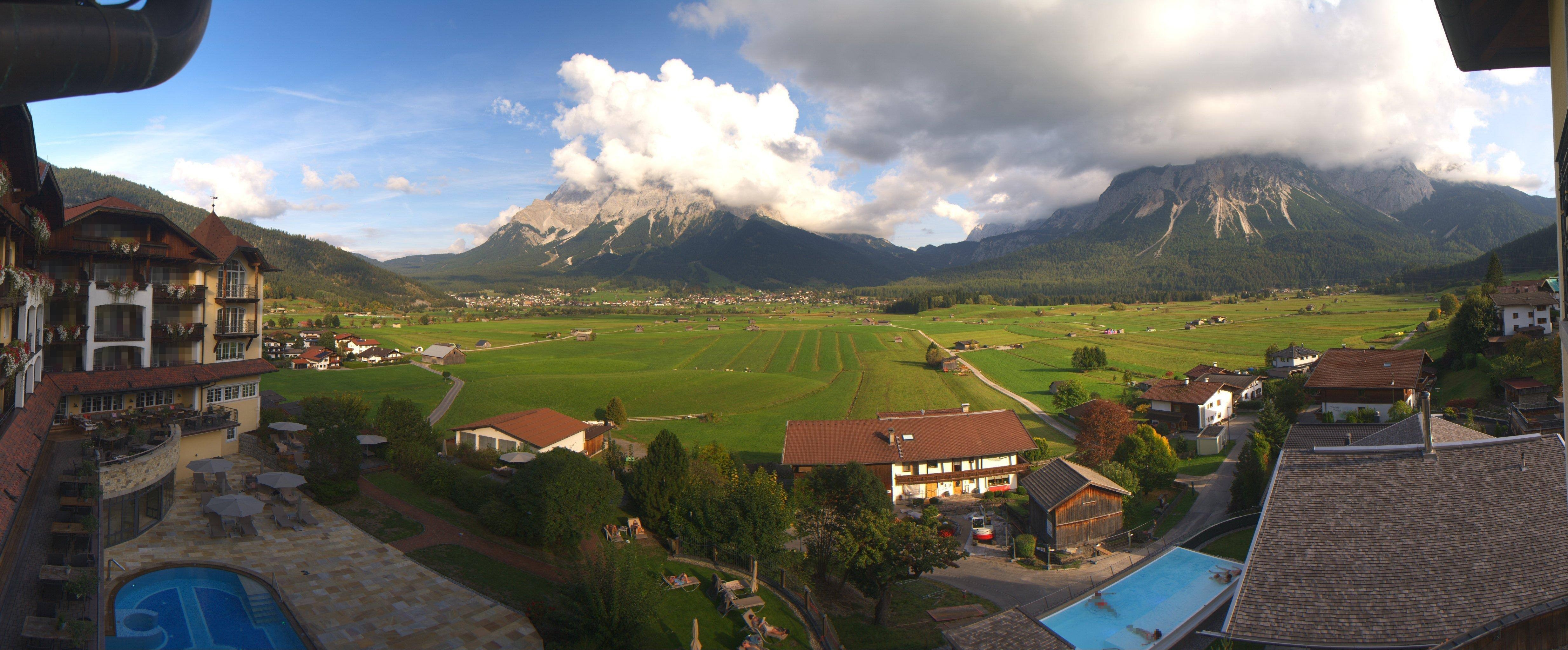 Archiv Foto Webcam Panoramablick Zugspitze