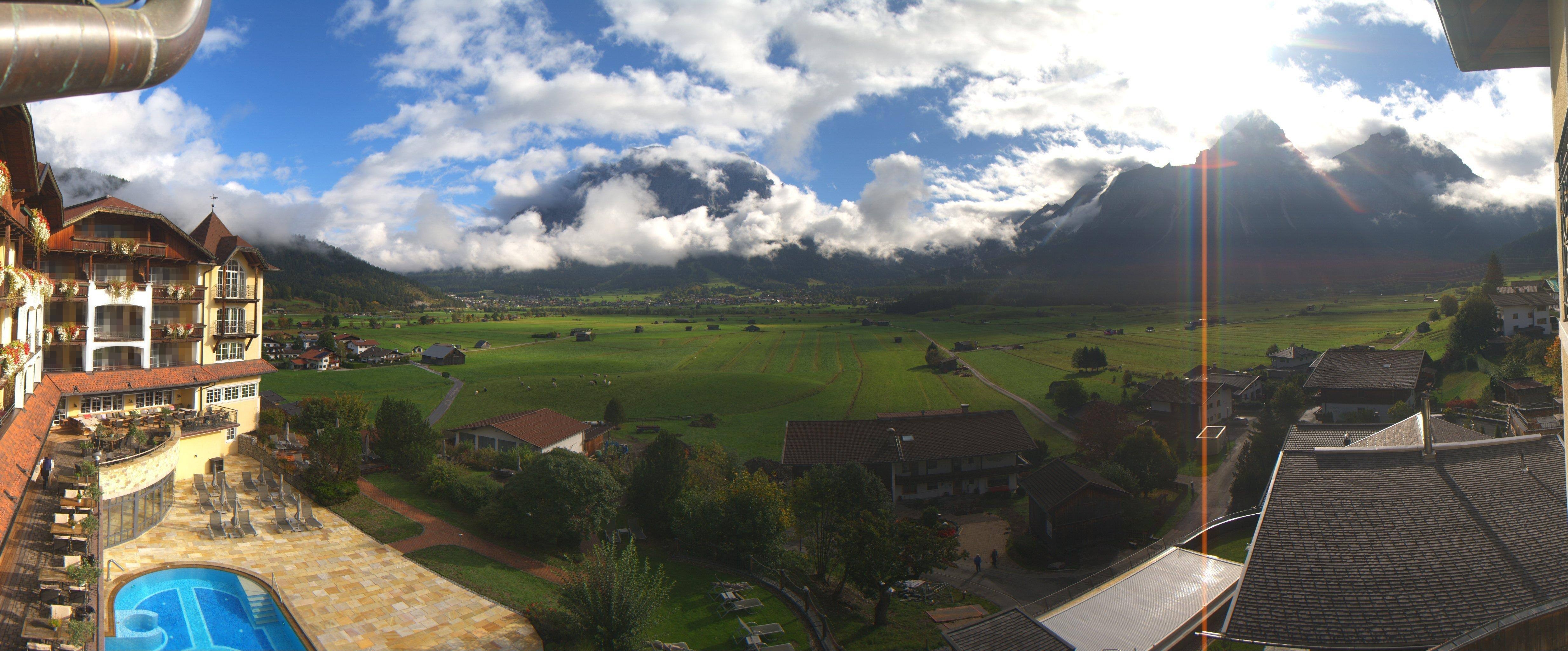 Archiv Foto Webcam Panoramablick Zugspitze
