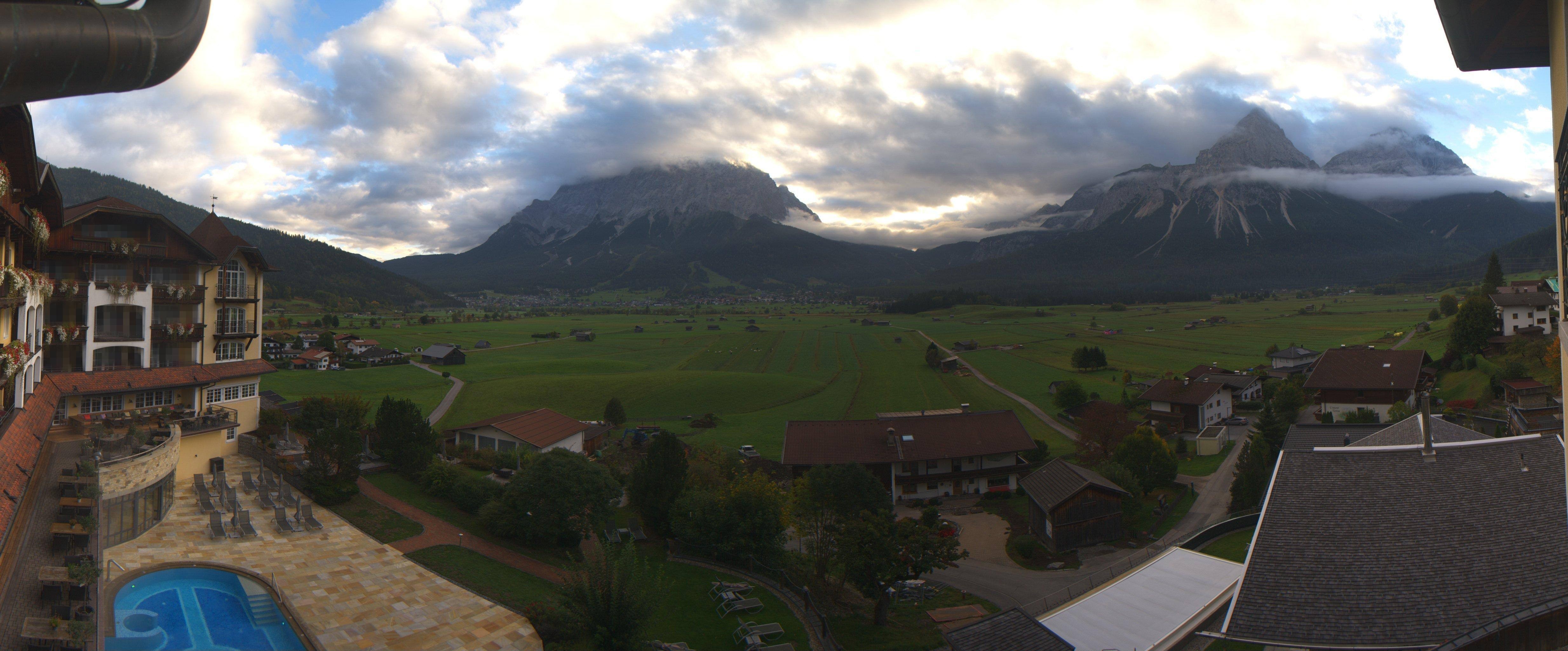 Archiv Foto Webcam Panoramablick Zugspitze