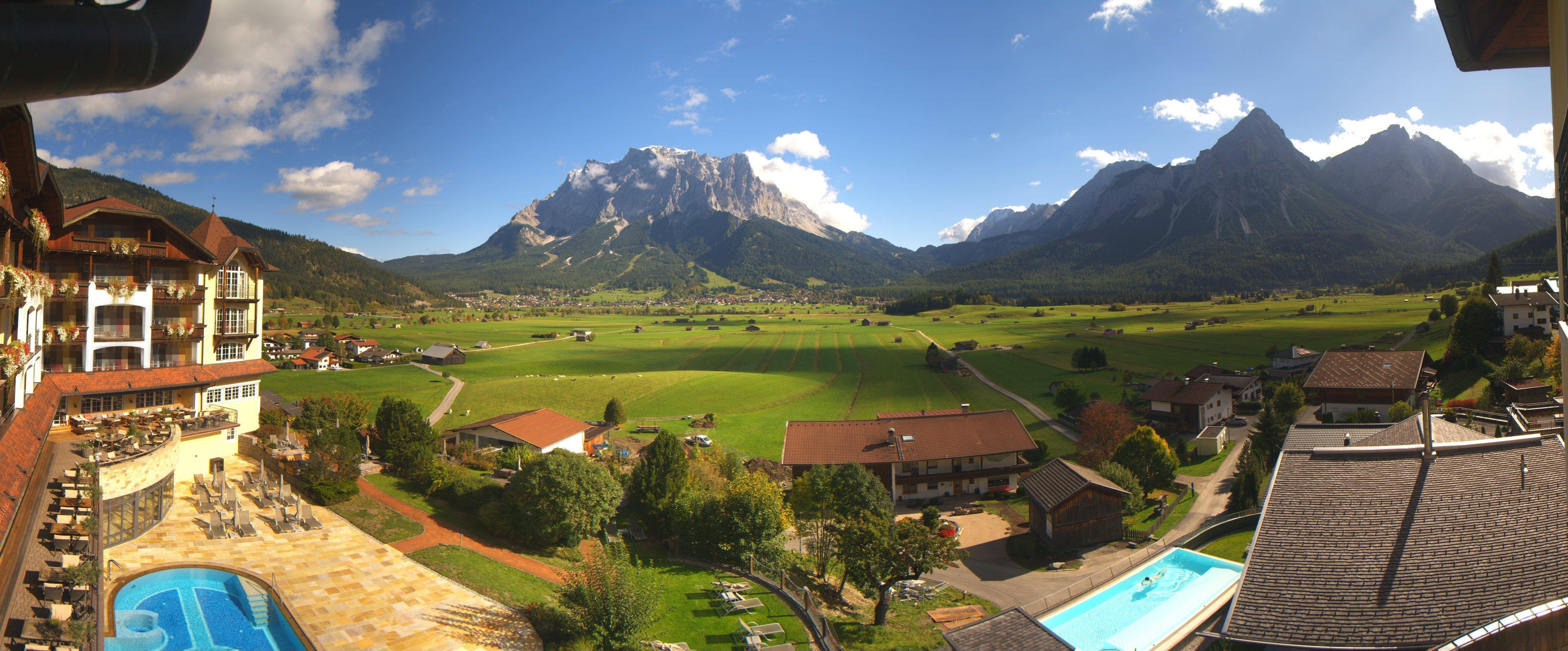 Archiv Foto Webcam Panoramablick Zugspitze