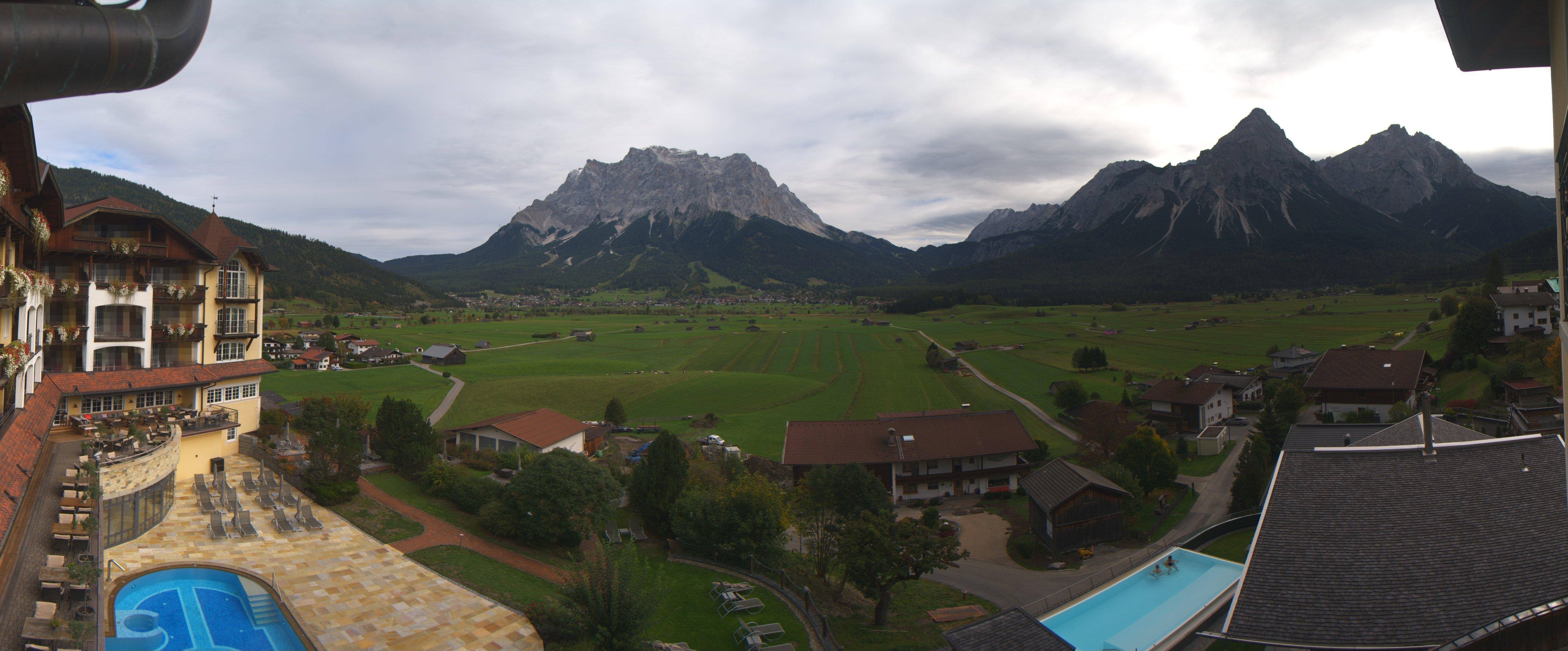 Archiv Foto Webcam Panoramablick Zugspitze