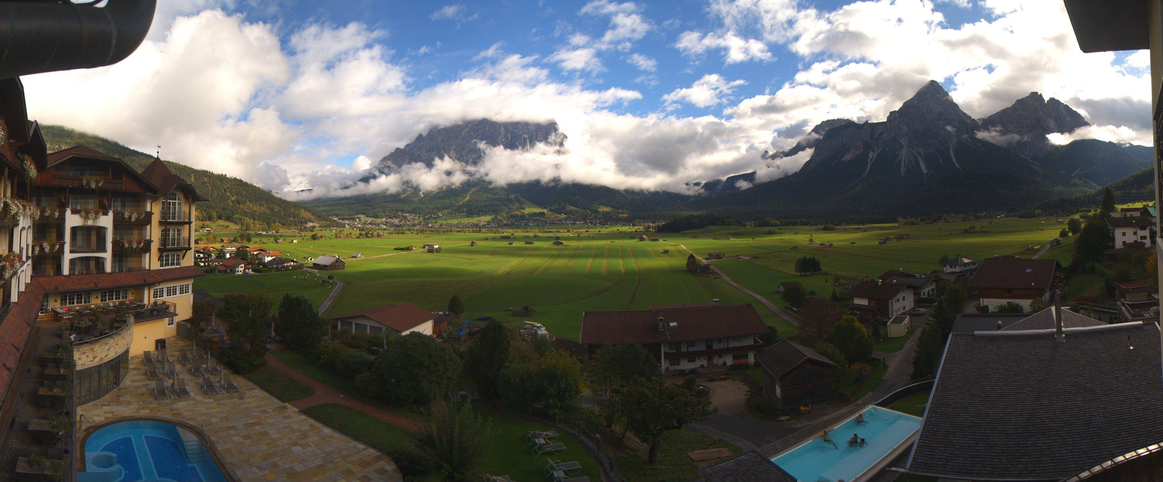 Archiv Foto Webcam Panoramablick Zugspitze
