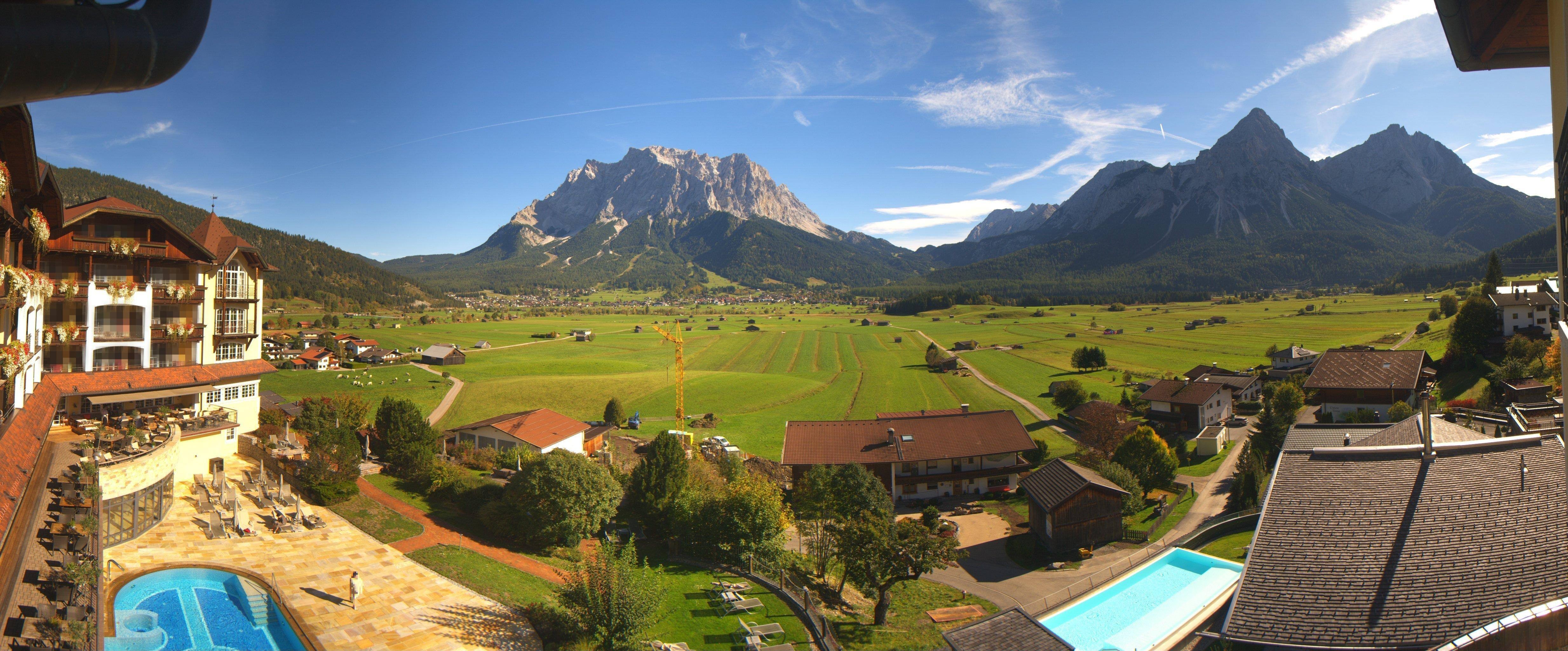 Archiv Foto Webcam Panoramablick Zugspitze