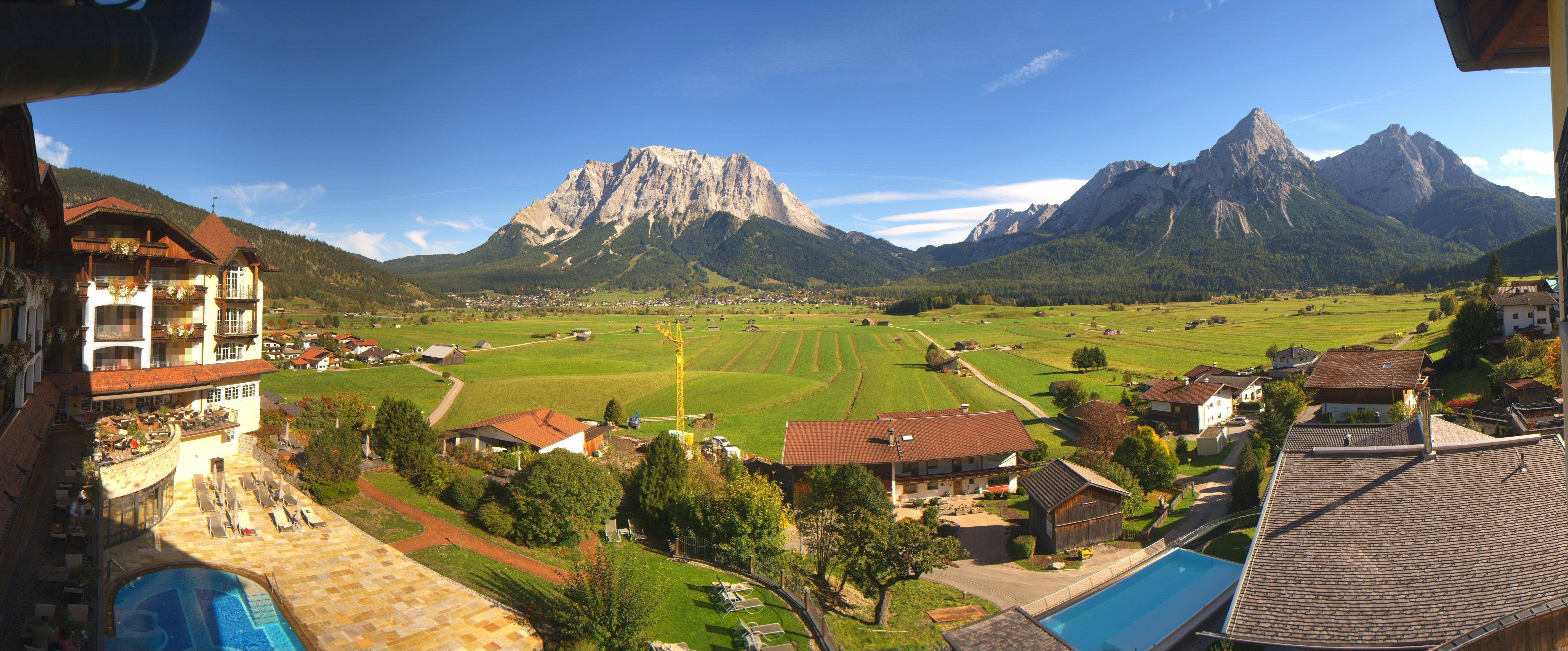 Archiv Foto Webcam Panoramablick Zugspitze