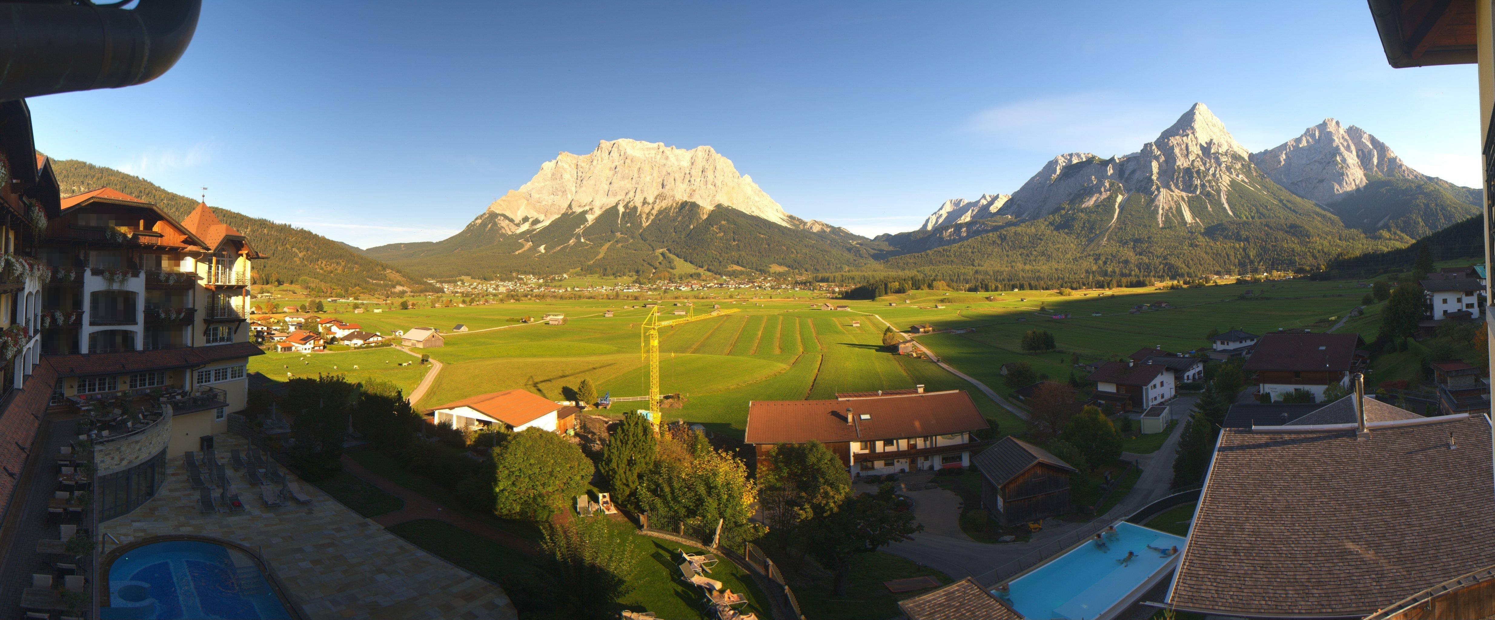 Archiv Foto Webcam Panoramablick Zugspitze