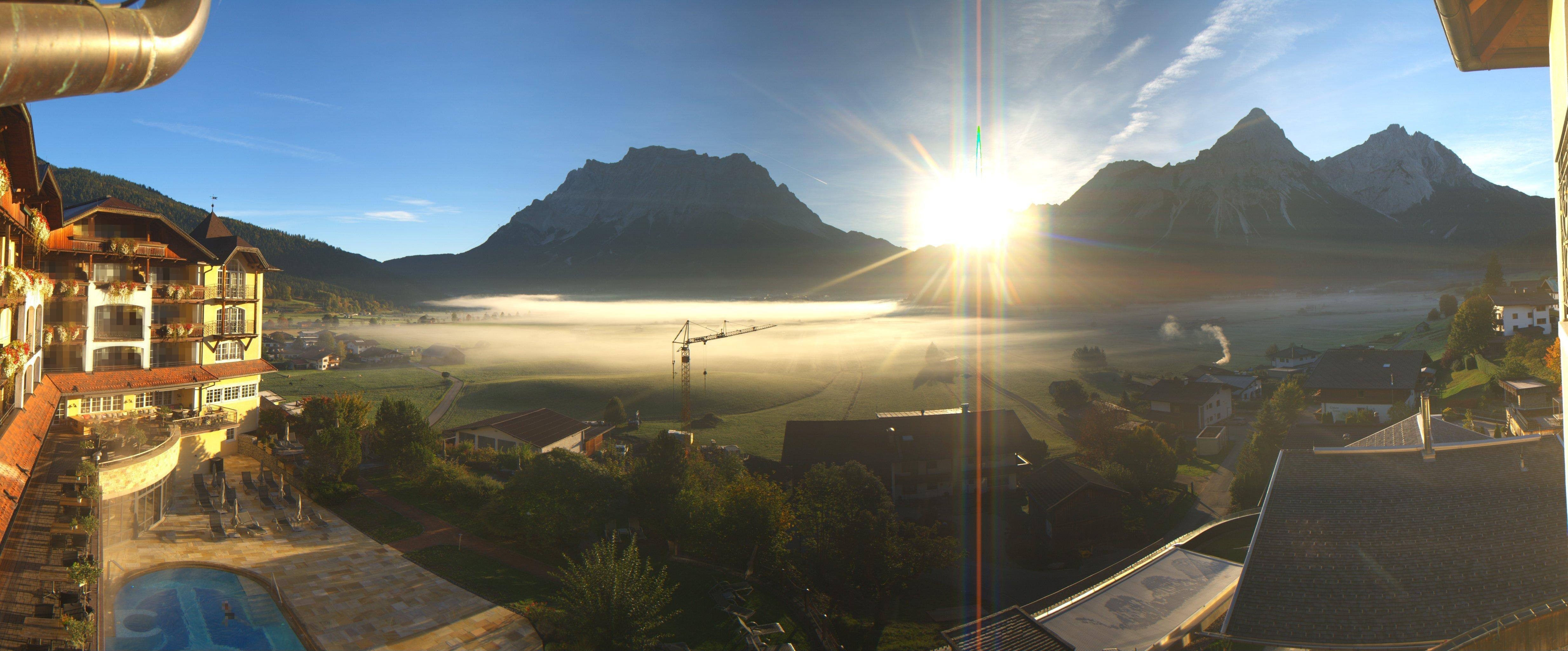 Archiv Foto Webcam Panoramablick Zugspitze