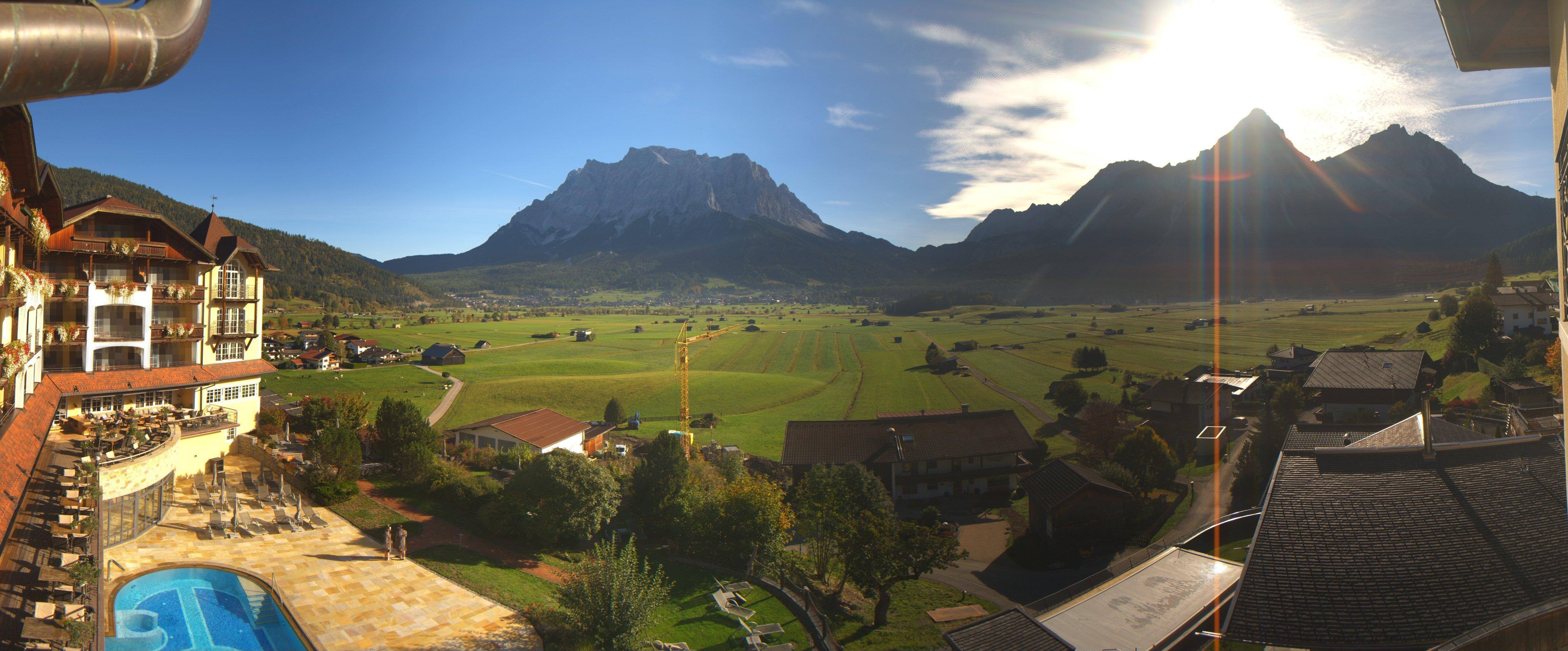 Archiv Foto Webcam Panoramablick Zugspitze