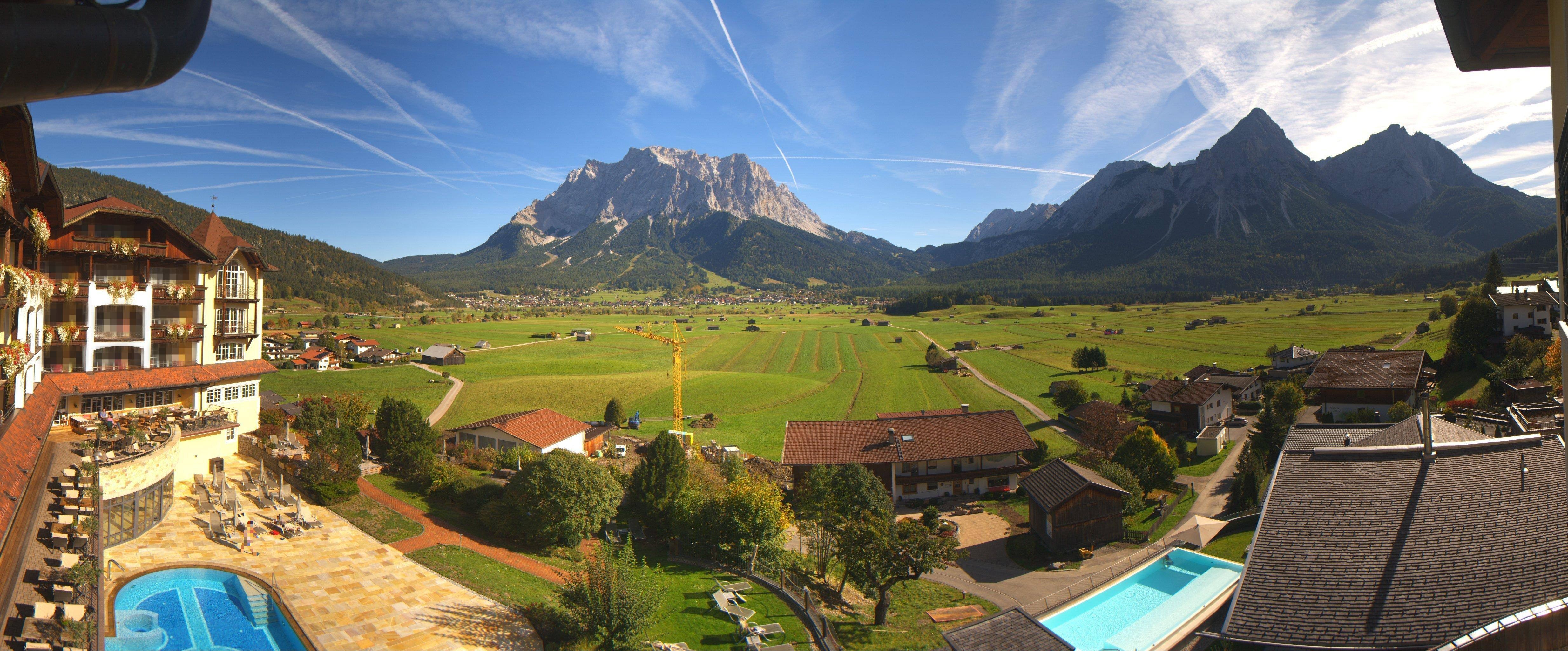 Archiv Foto Webcam Panoramablick Zugspitze