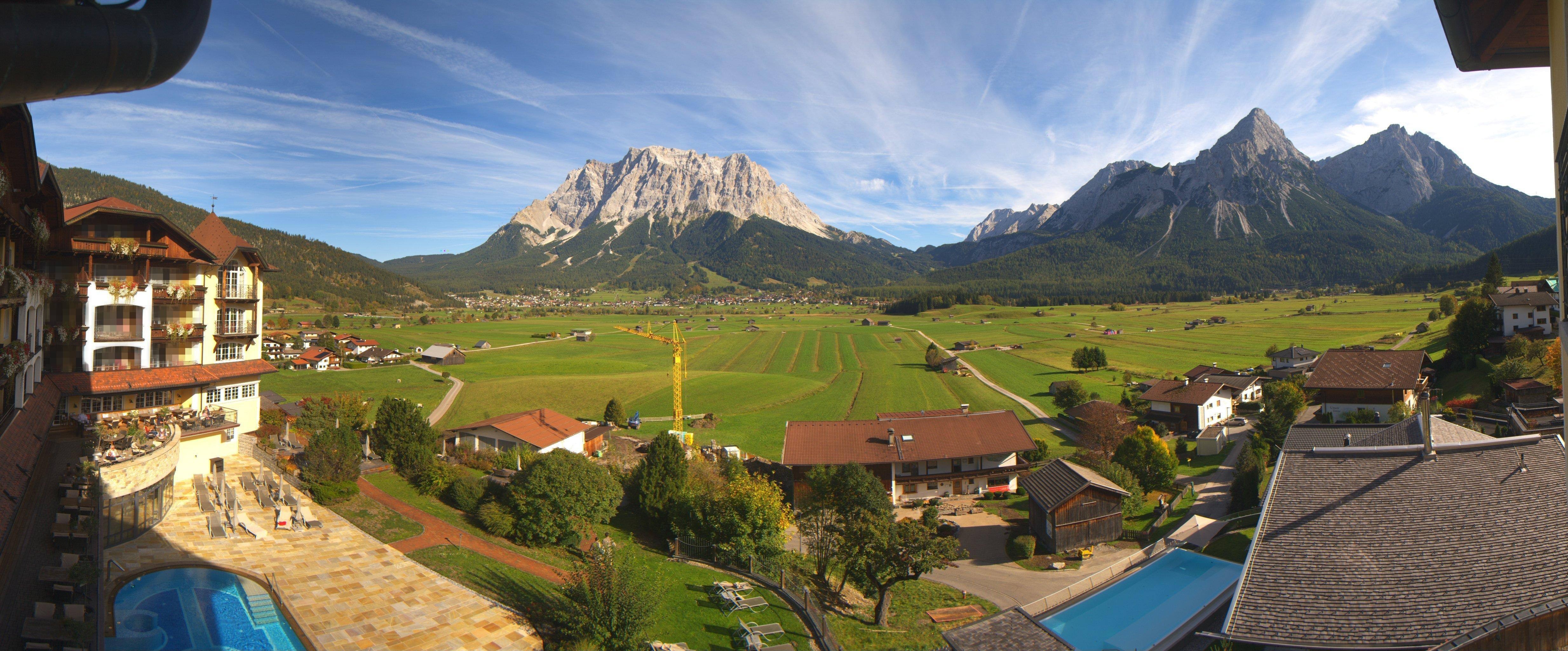 Archiv Foto Webcam Panoramablick Zugspitze