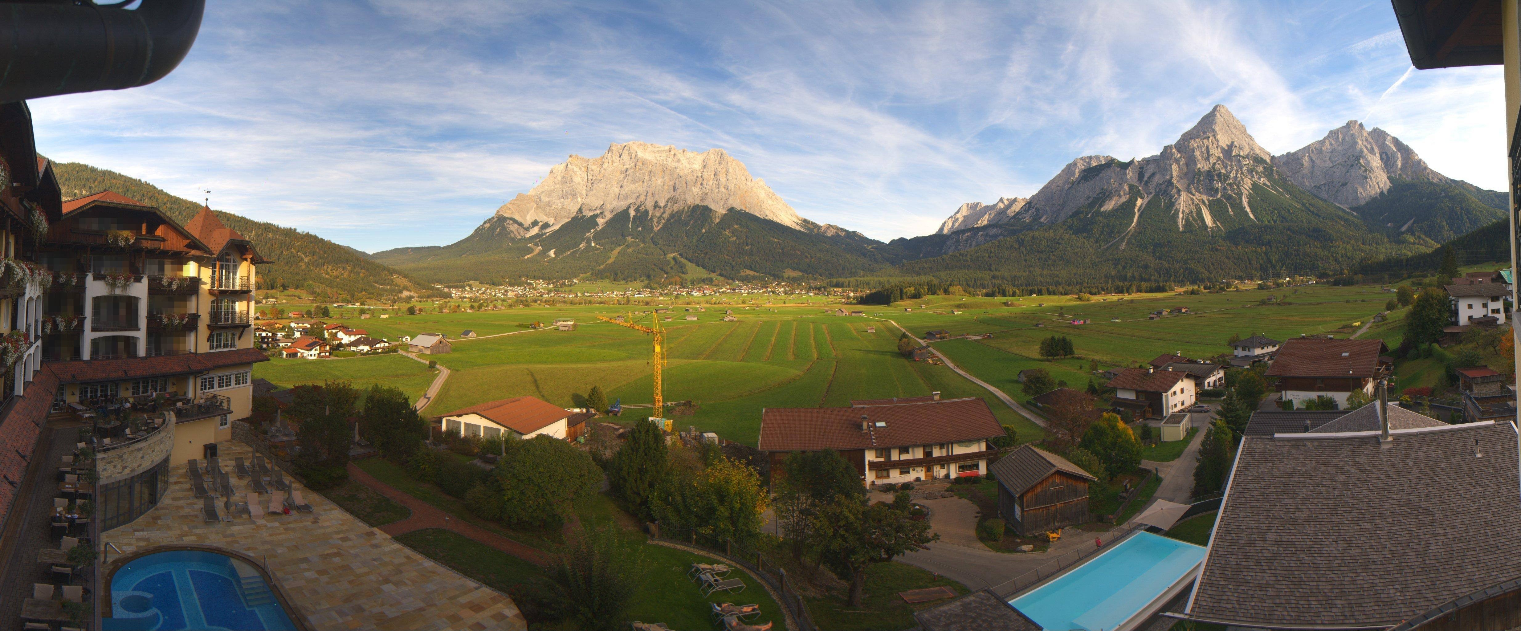 Archiv Foto Webcam Panoramablick Zugspitze
