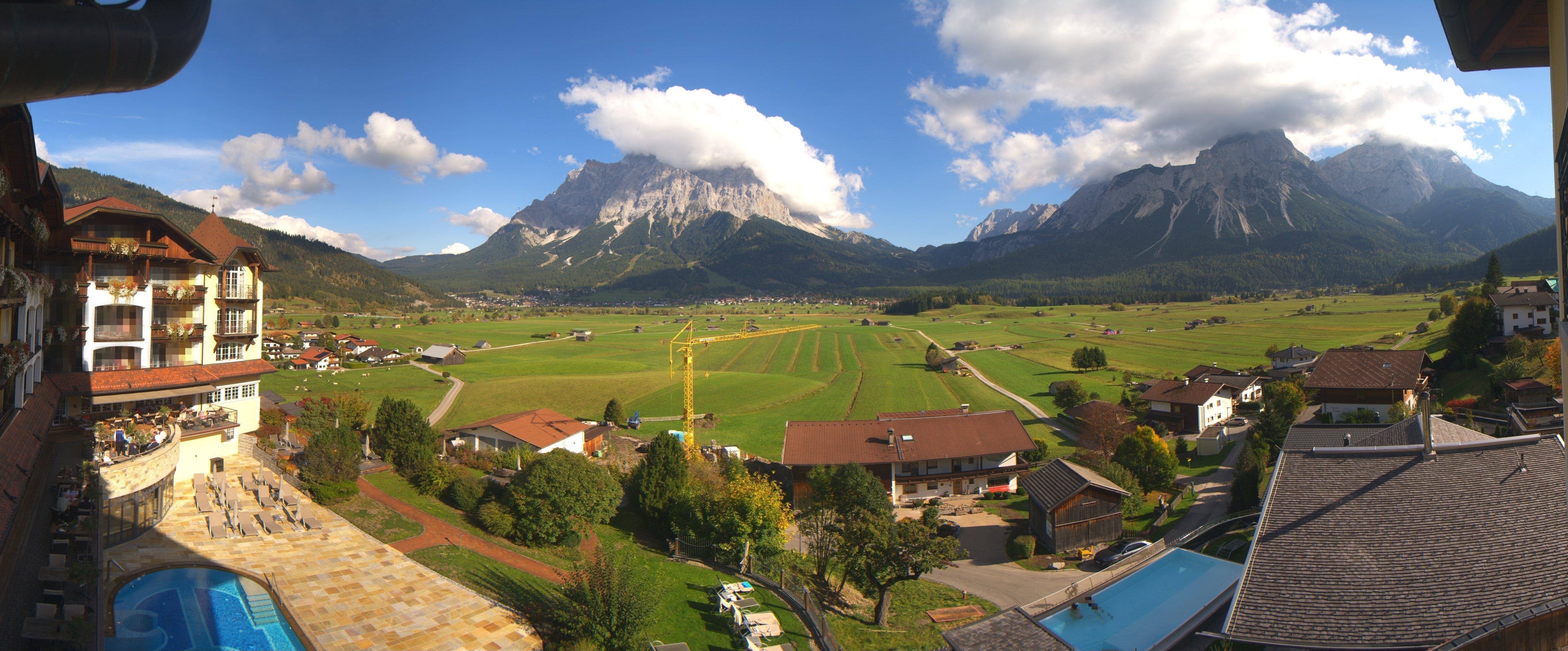 Archiv Foto Webcam Panoramablick Zugspitze