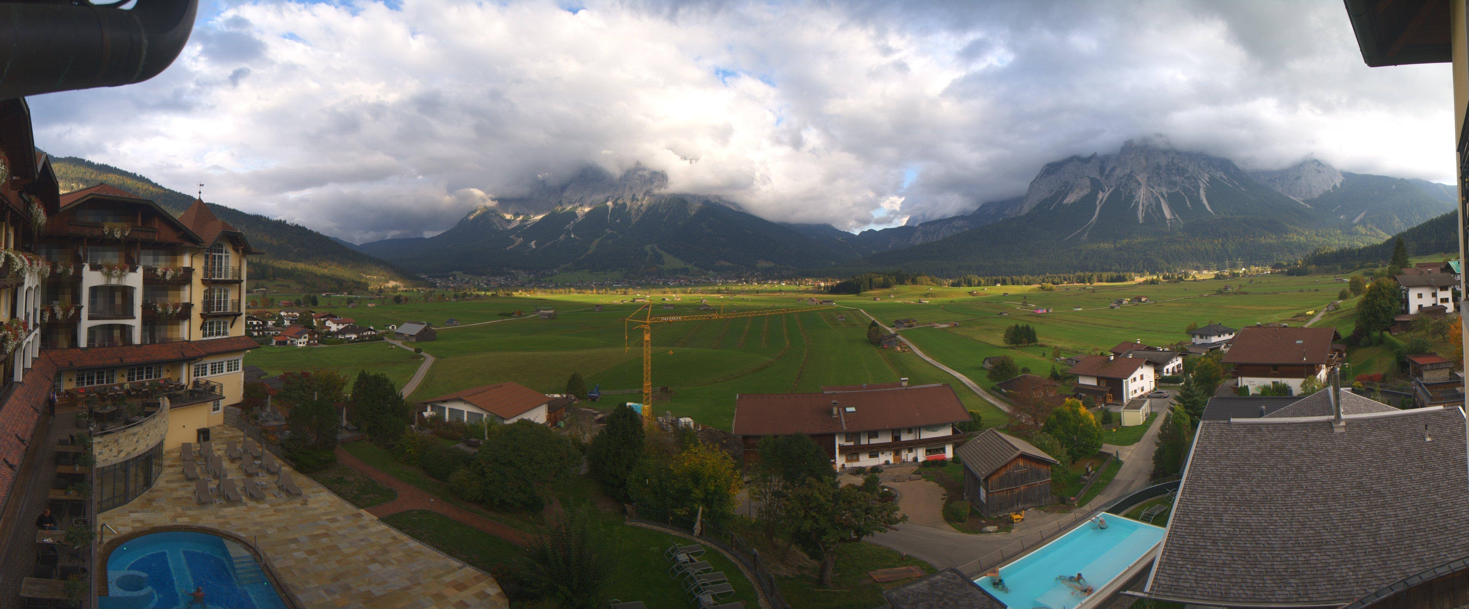 Archiv Foto Webcam Panoramablick Zugspitze