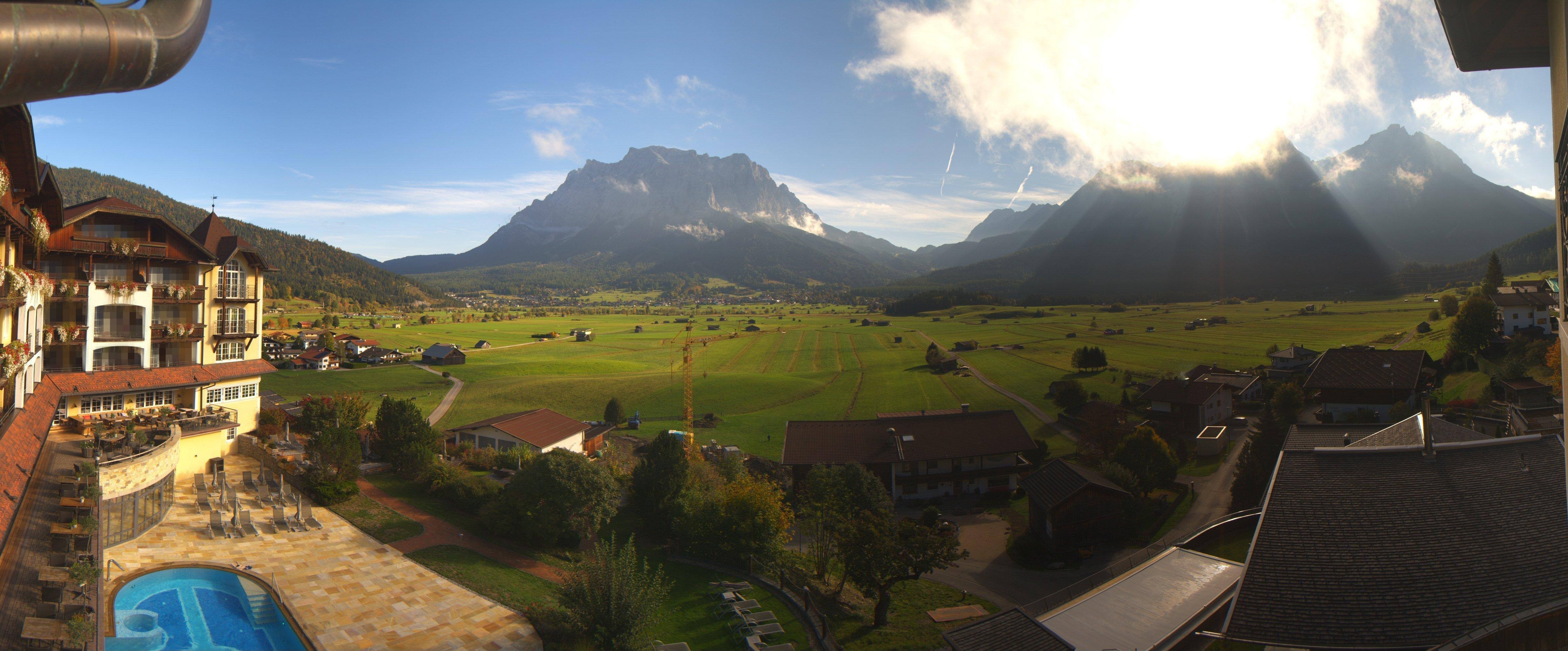 Archiv Foto Webcam Panoramablick Zugspitze