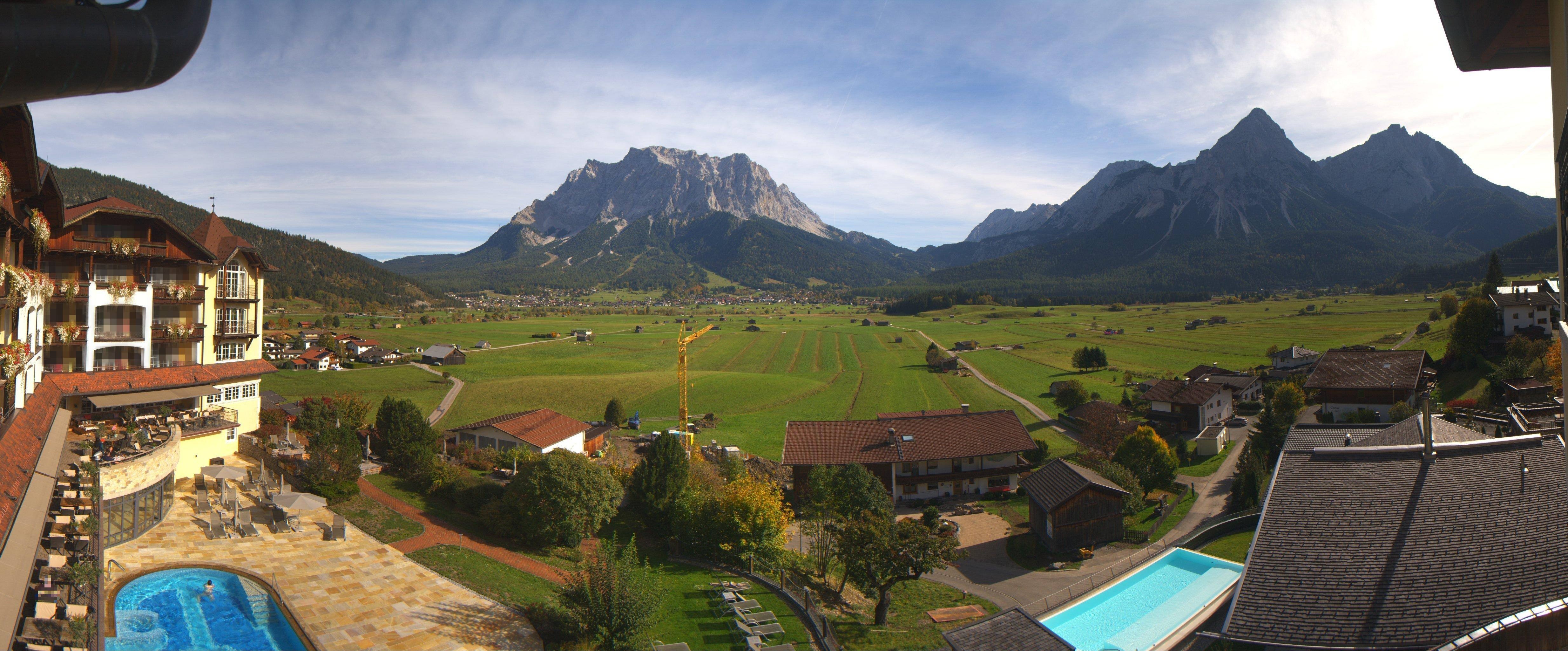 Archiv Foto Webcam Panoramablick Zugspitze