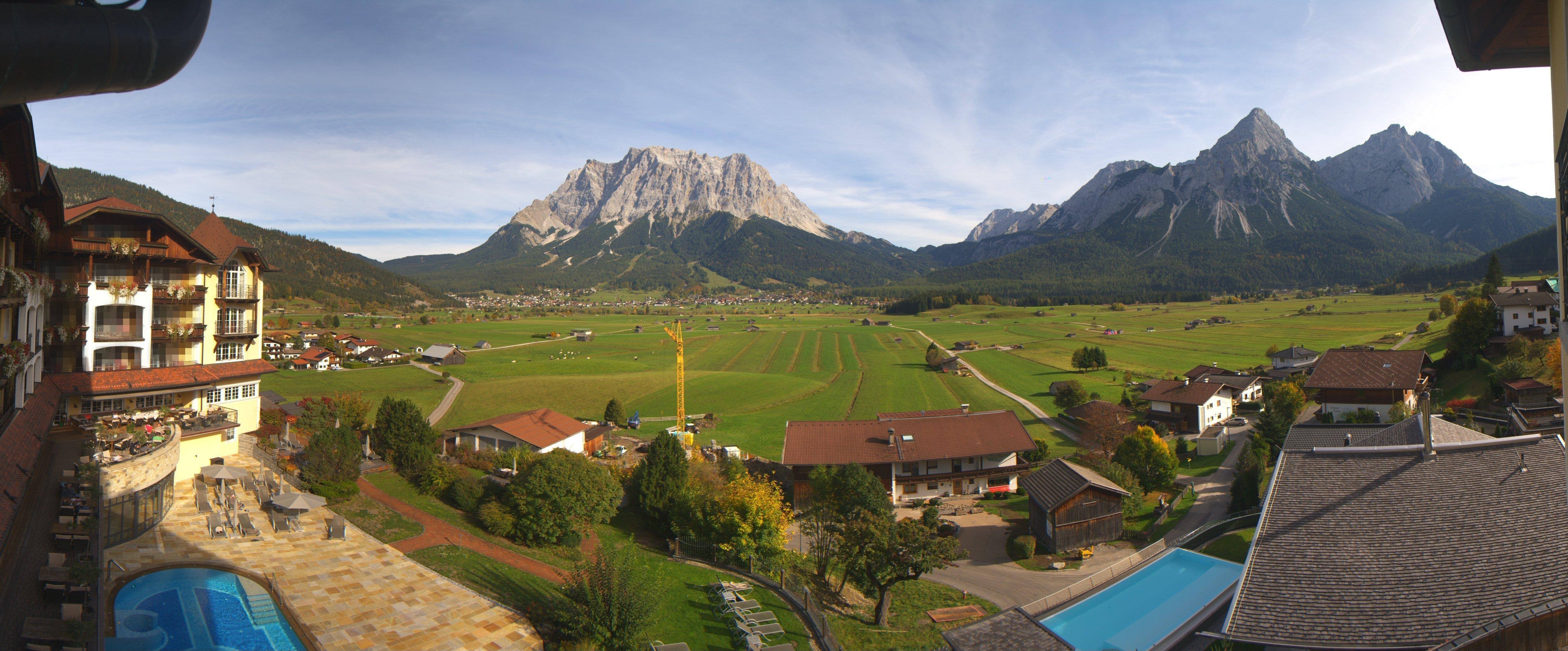 Archiv Foto Webcam Panoramablick Zugspitze
