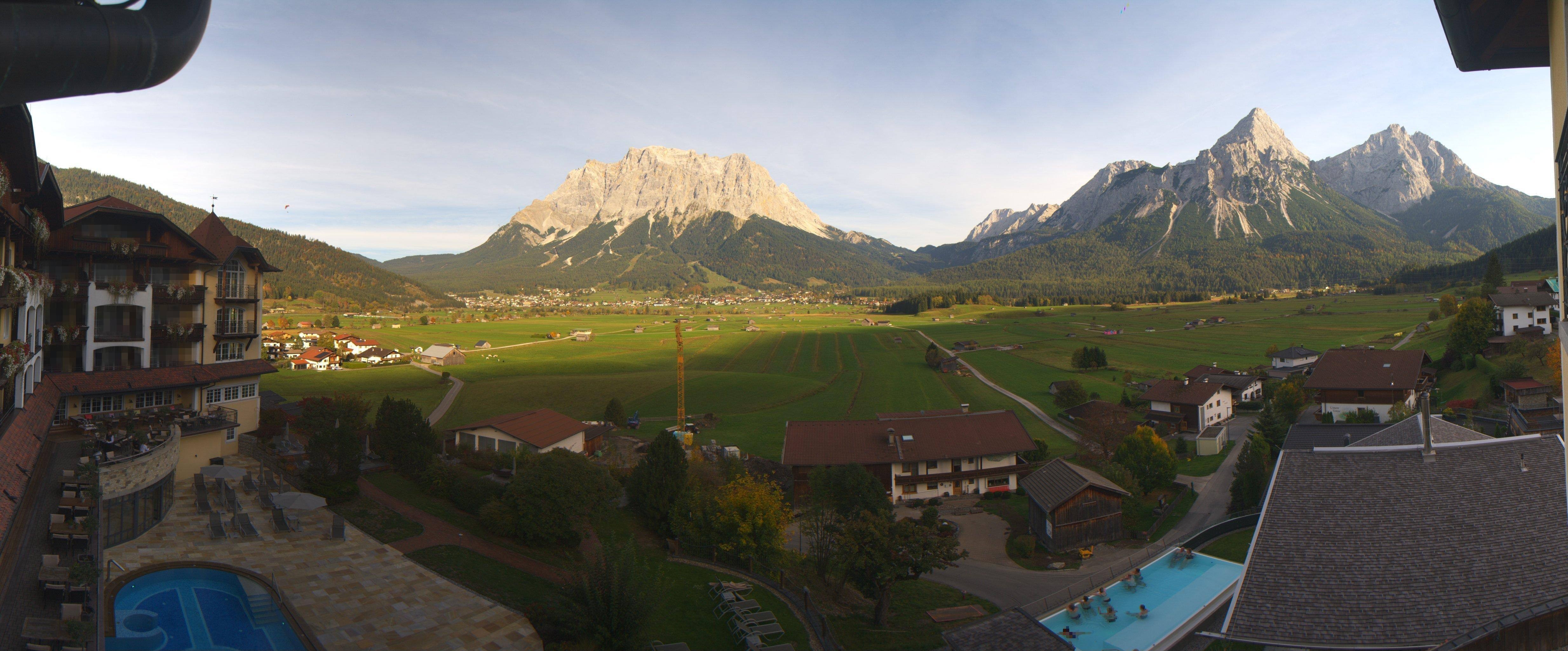 Archiv Foto Webcam Panoramablick Zugspitze