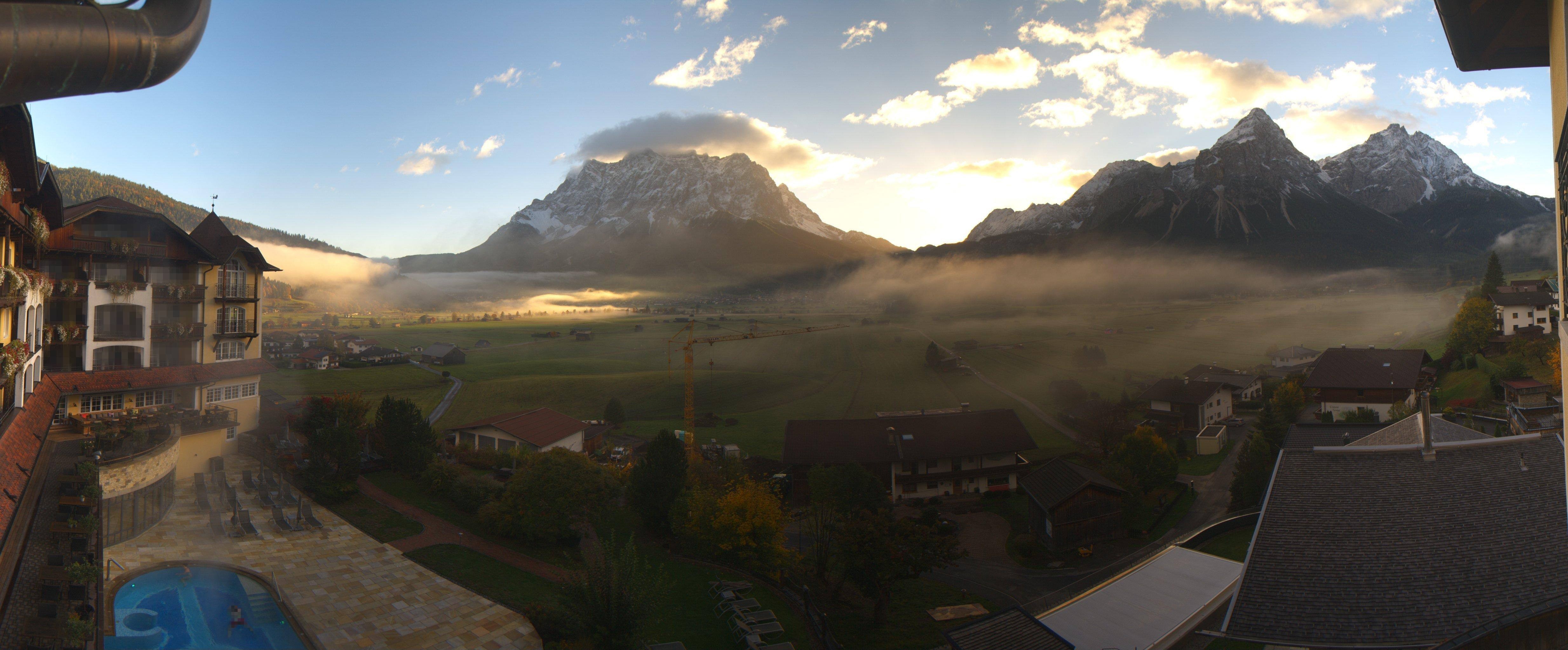 Archiv Foto Webcam Panoramablick Zugspitze