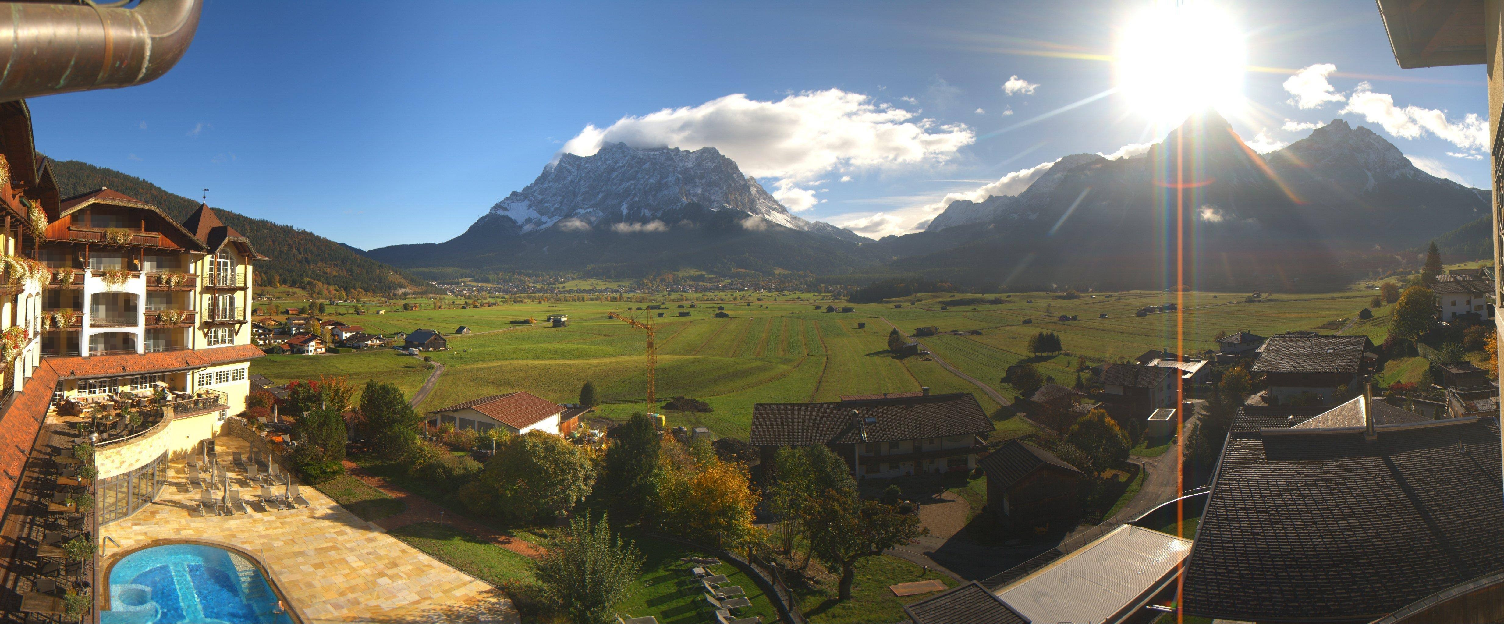 Archiv Foto Webcam Panoramablick Zugspitze