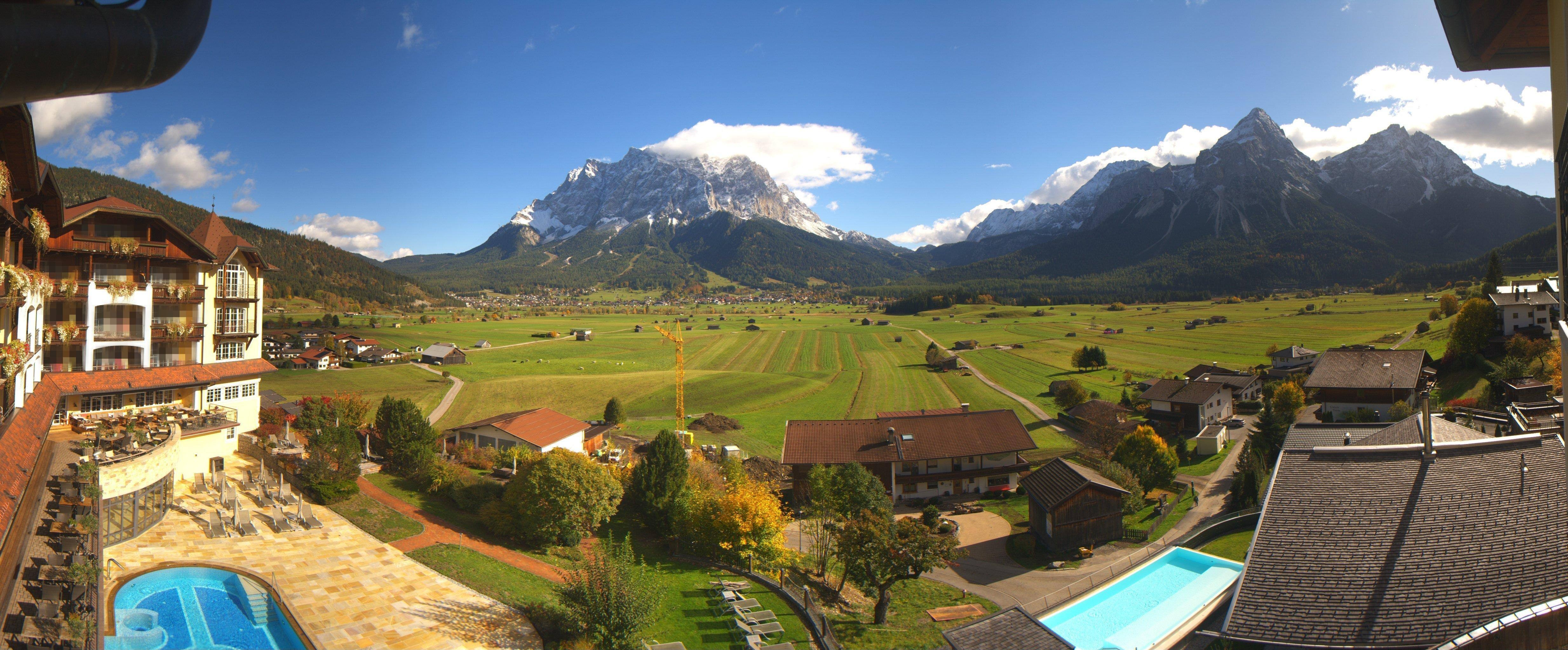 Archiv Foto Webcam Panoramablick Zugspitze