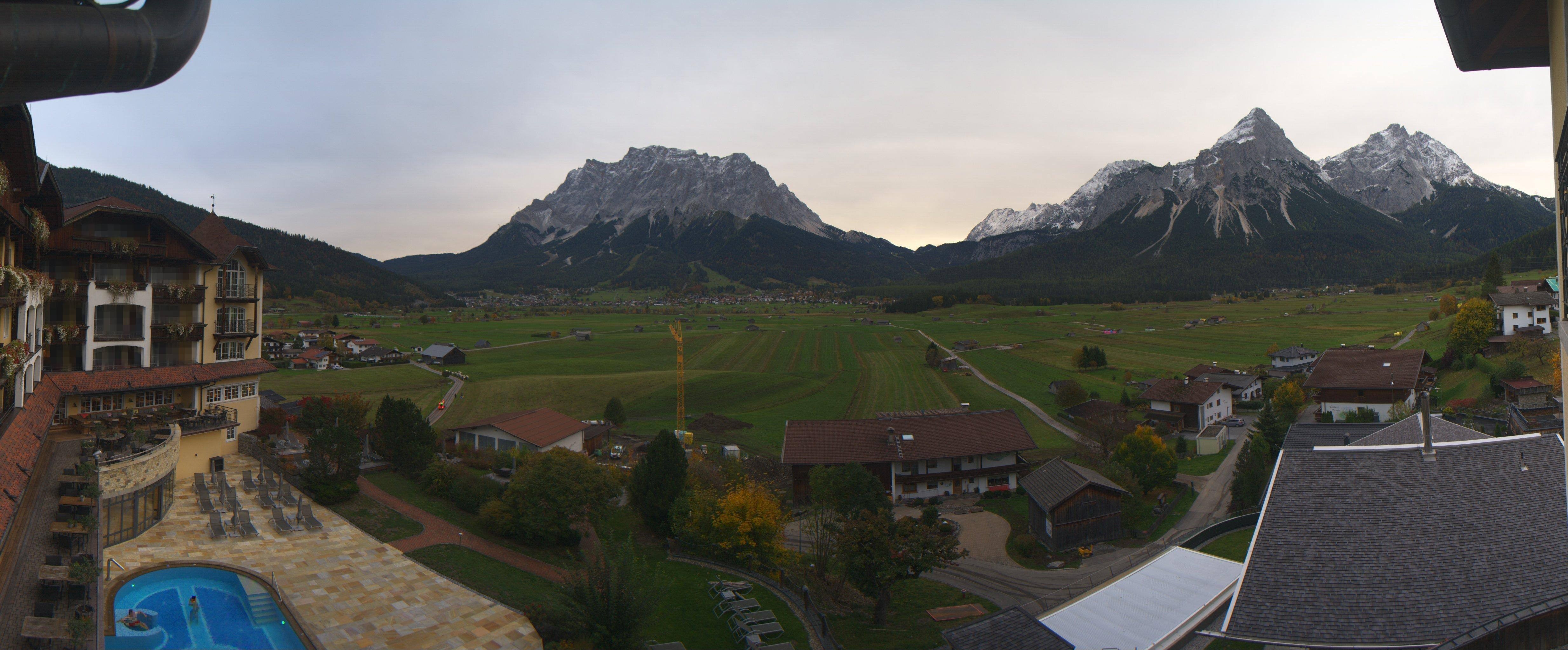 Archiv Foto Webcam Panoramablick Zugspitze