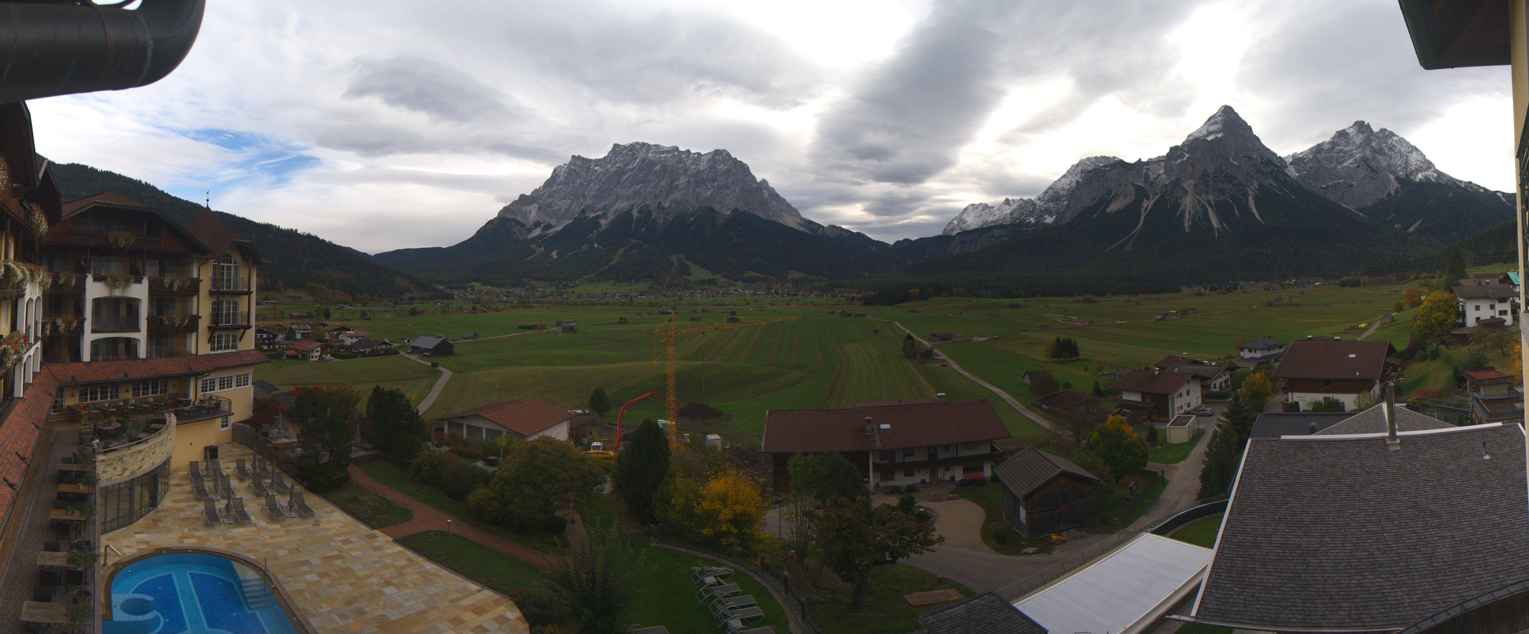 Archiv Foto Webcam Panoramablick Zugspitze