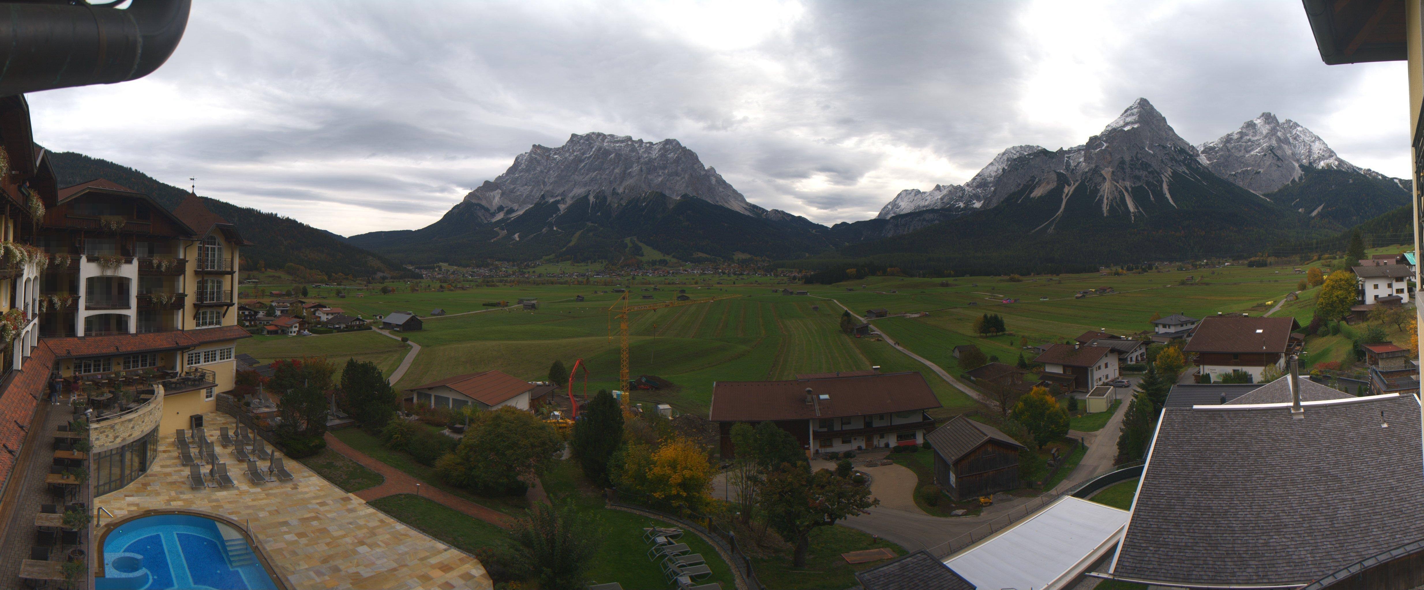 Archiv Foto Webcam Panoramablick Zugspitze