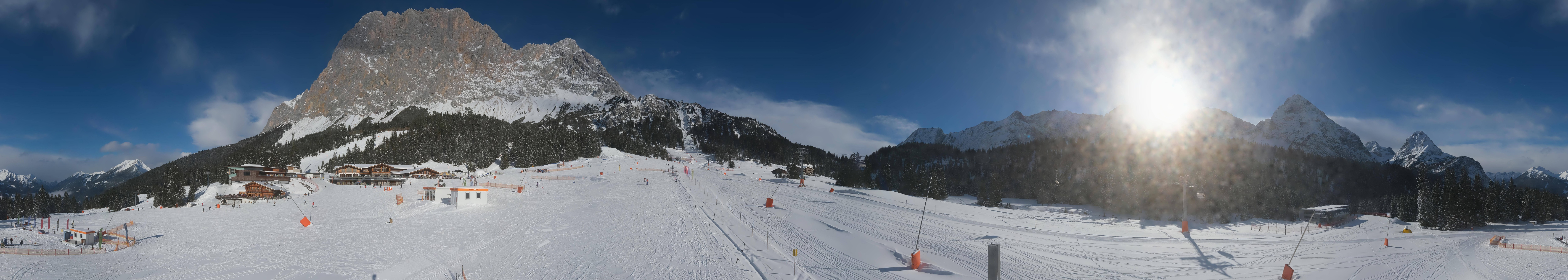 Archived image Webcam Panoramic view Ehrwalder Alm