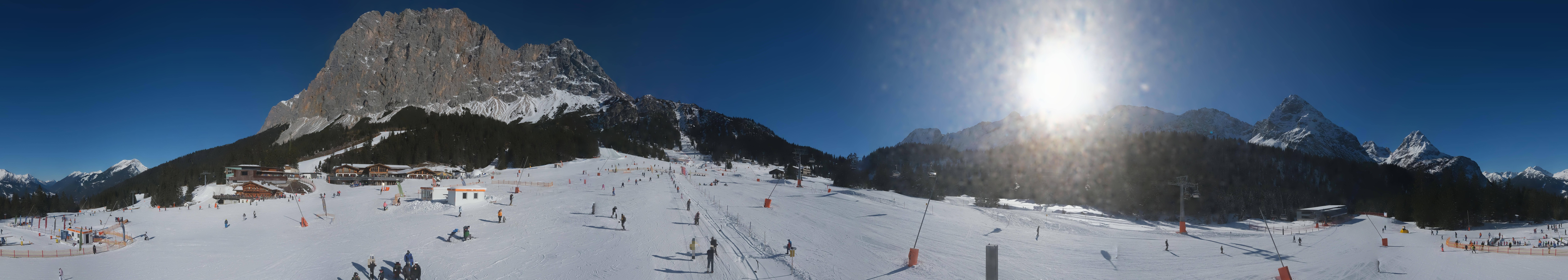 Archived image Webcam Panoramic view Ehrwalder Alm