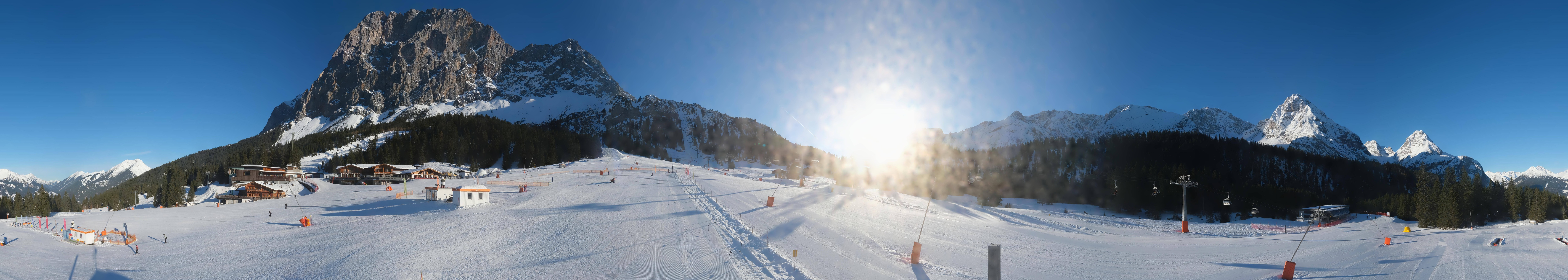 Archived image Webcam Panoramic view Ehrwalder Alm