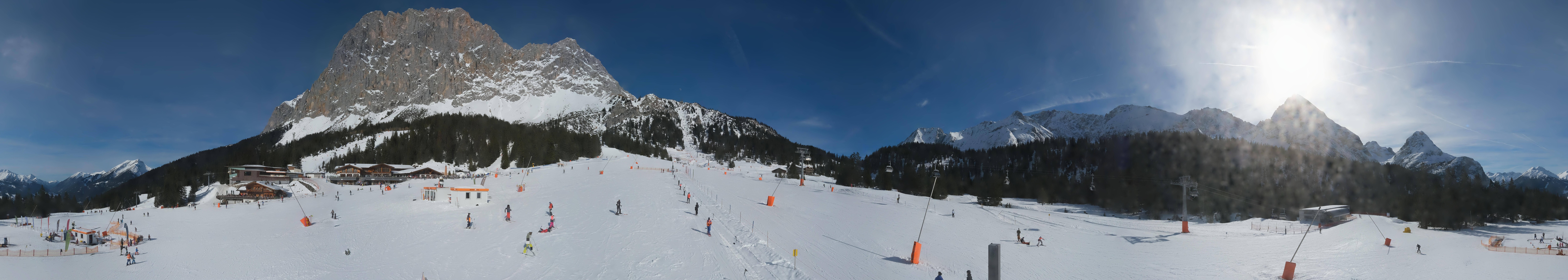 Archived image Webcam Panoramic view Ehrwalder Alm