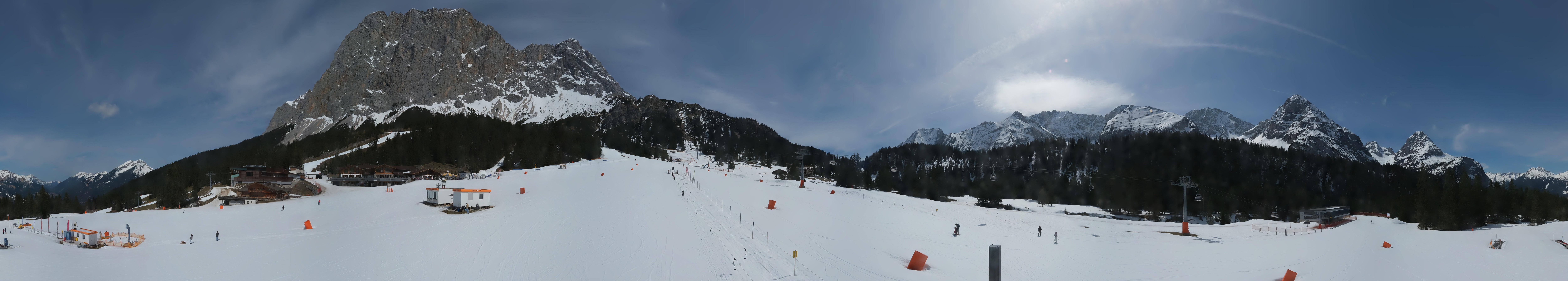 Archived image Webcam Panoramic view Ehrwalder Alm