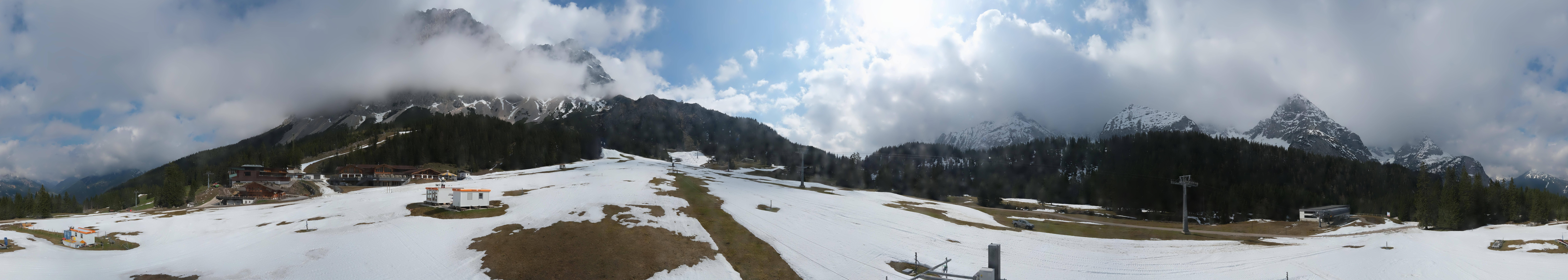 Archiv Foto Webcam Rundblick Ehrwalder Alm