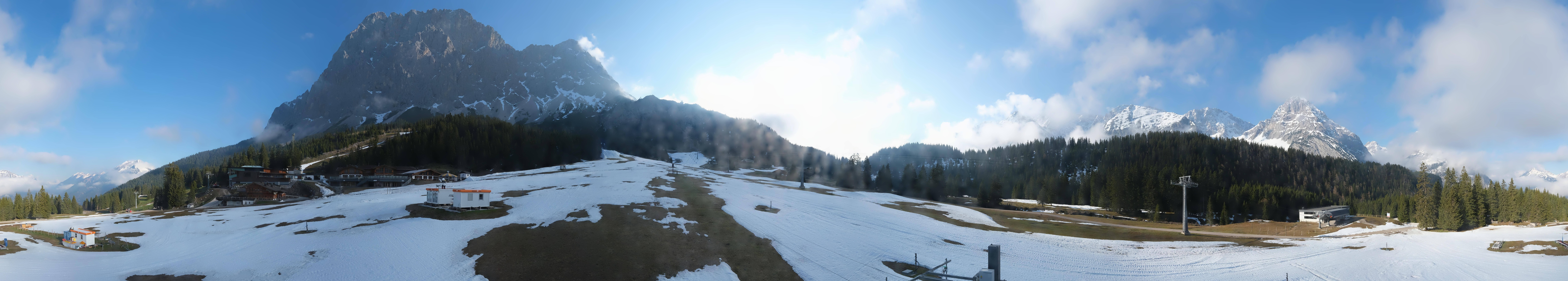 Archived image Webcam Panoramic view Ehrwalder Alm
