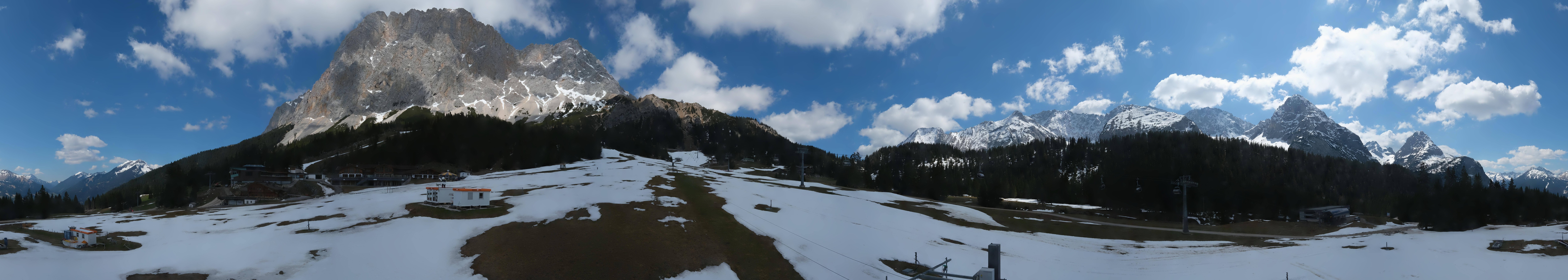 Archived image Webcam Panoramic view Ehrwalder Alm