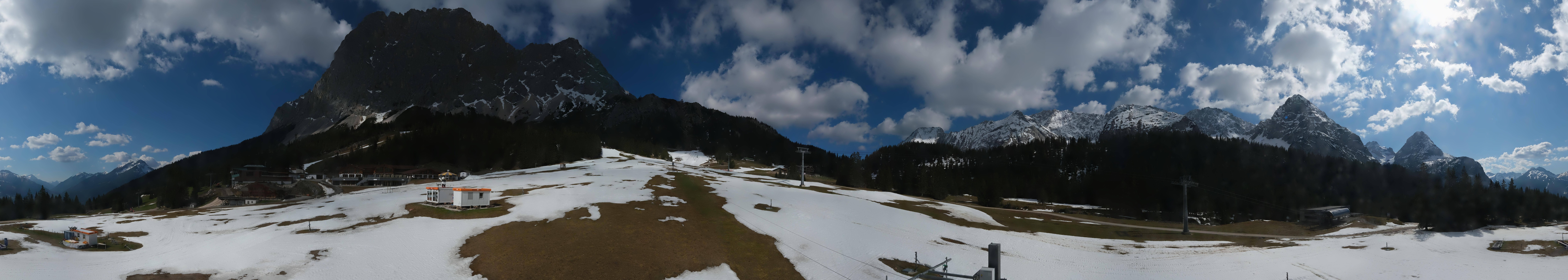 Archived image Webcam Panoramic view Ehrwalder Alm