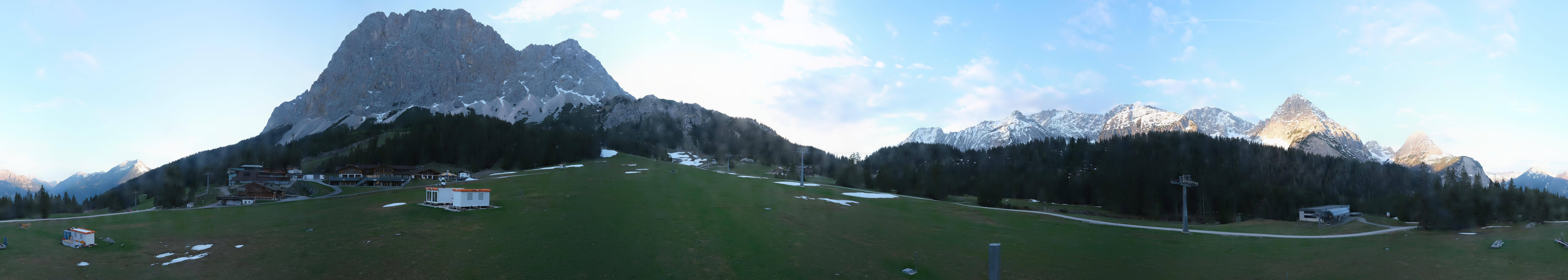 Archived image Webcam Panoramic view Ehrwalder Alm
