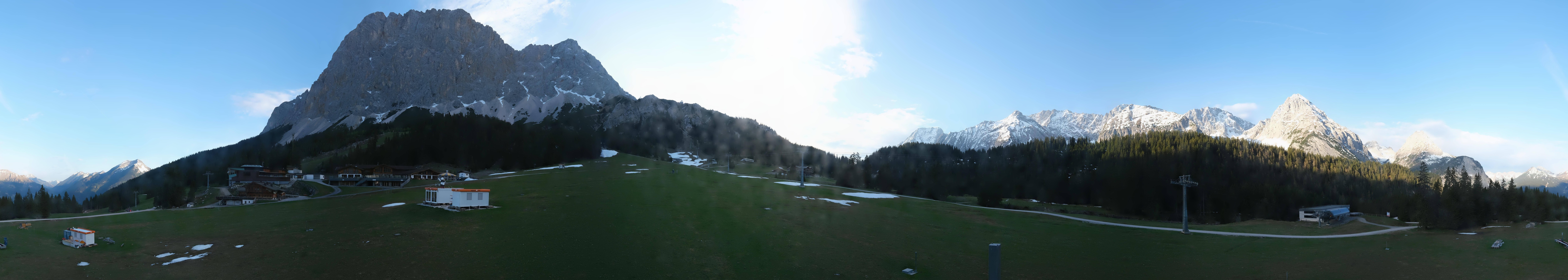 Archived image Webcam Panoramic view Ehrwalder Alm