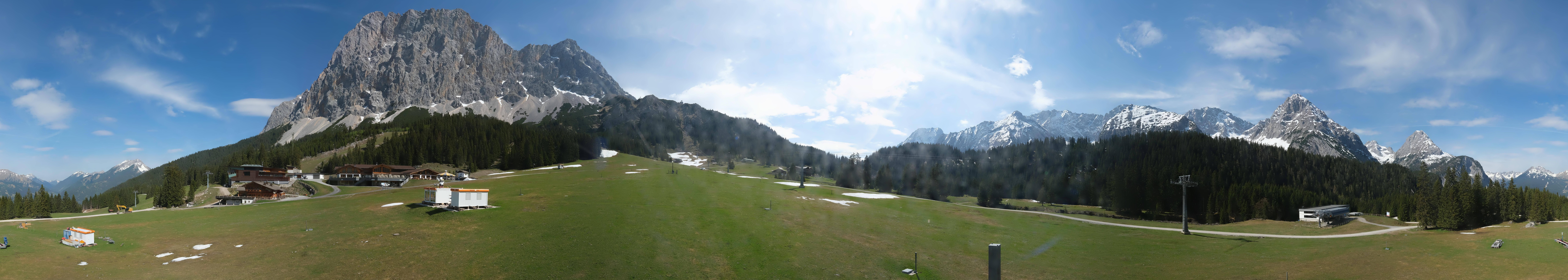 Archived image Webcam Panoramic view Ehrwalder Alm