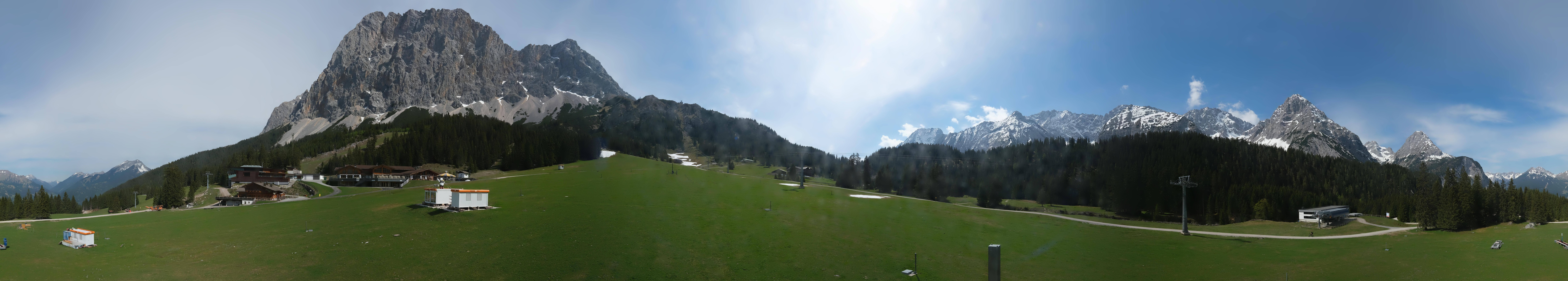 Archiv Foto Webcam Rundblick Ehrwalder Alm