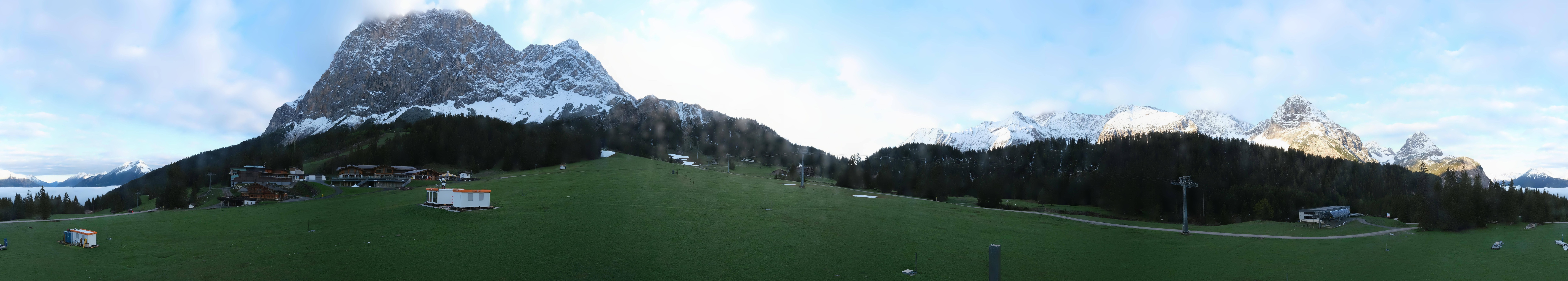 Archiv Foto Webcam Rundblick Ehrwalder Alm