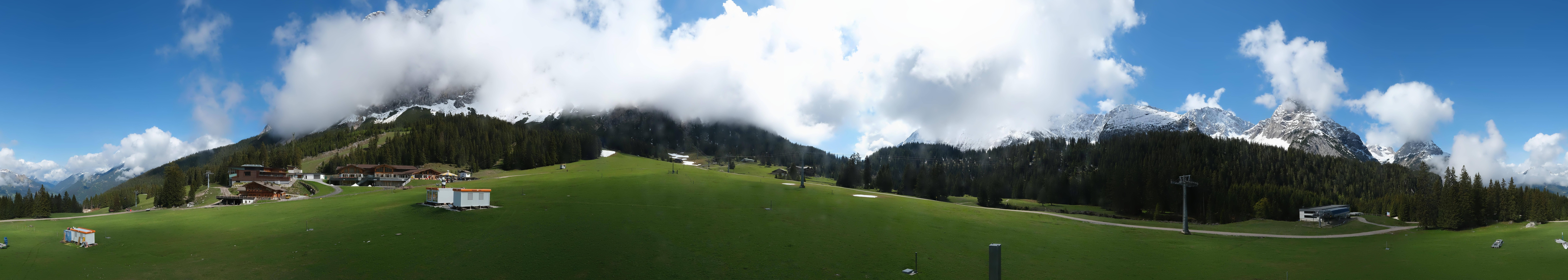 Archiv Foto Webcam Rundblick Ehrwalder Alm