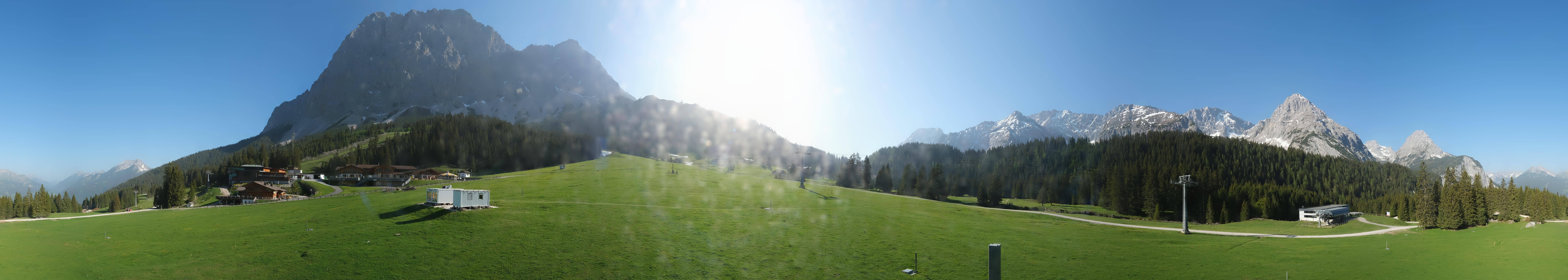 Archiv Foto Webcam Rundblick Ehrwalder Alm