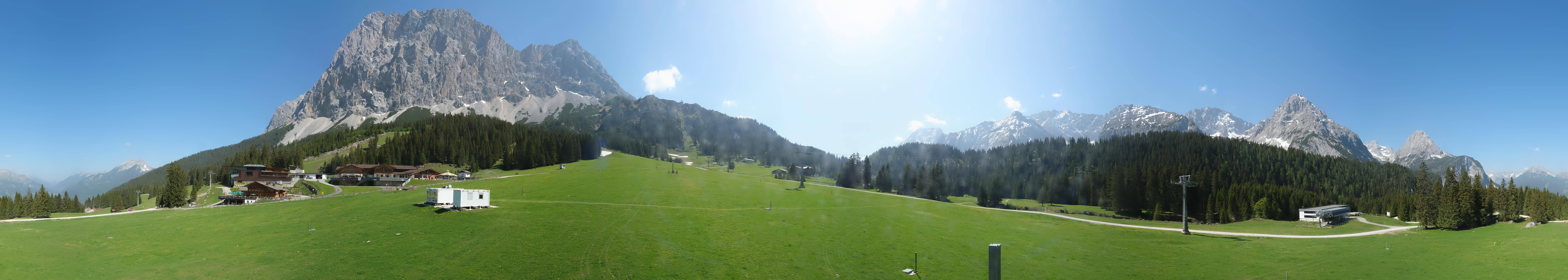 Archiv Foto Webcam Rundblick Ehrwalder Alm