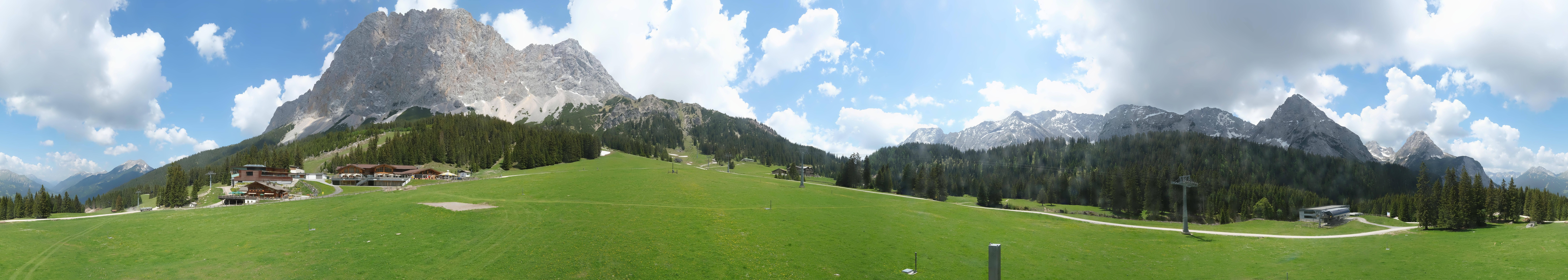 Archiv Foto Webcam Rundblick Ehrwalder Alm