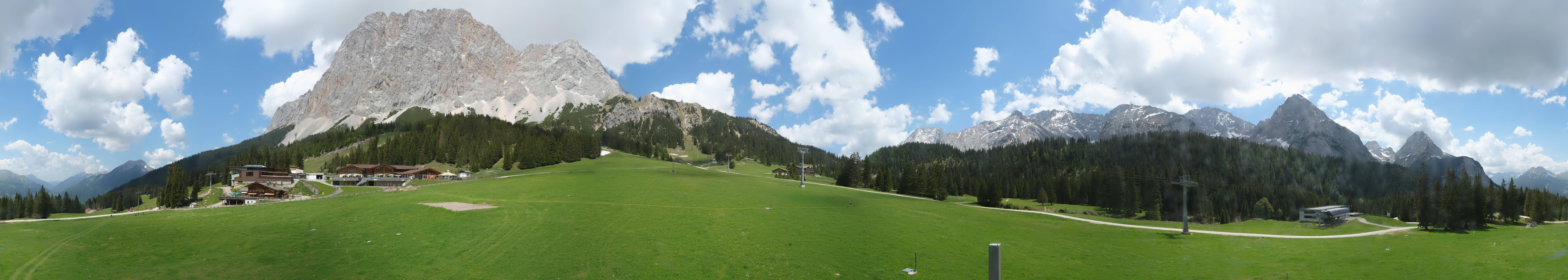 Archiv Foto Webcam Rundblick Ehrwalder Alm
