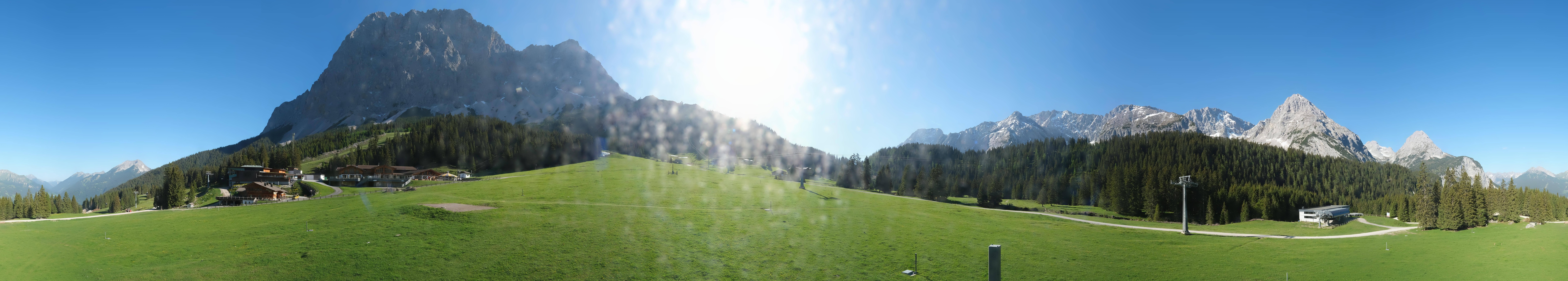 Archived image Webcam Panoramic view Ehrwalder Alm