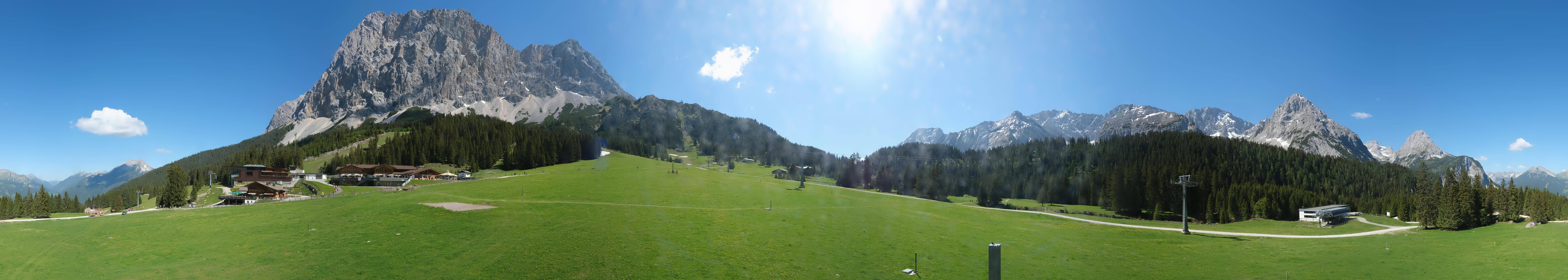 Archived image Webcam Panoramic view Ehrwalder Alm
