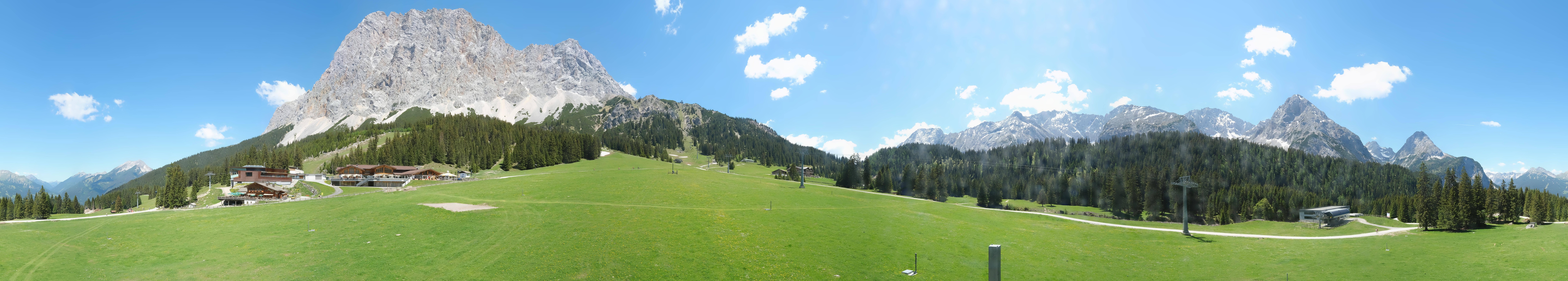 Archived image Webcam Panoramic view Ehrwalder Alm