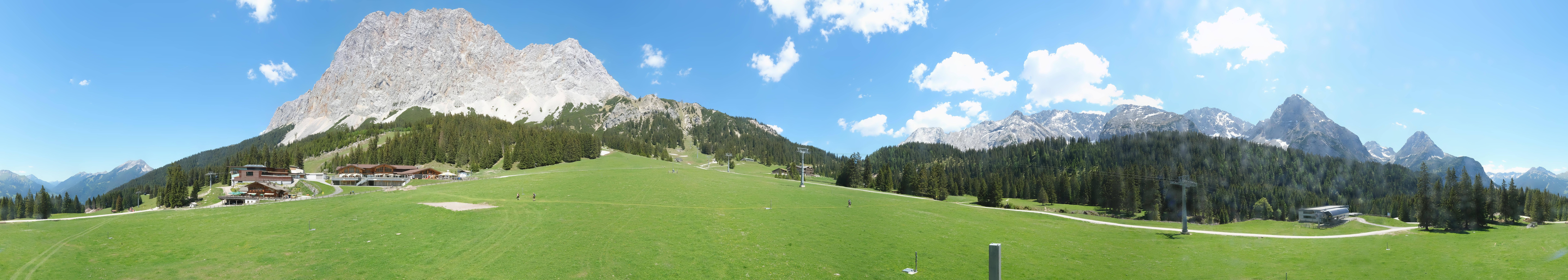 Archived image Webcam Panoramic view Ehrwalder Alm